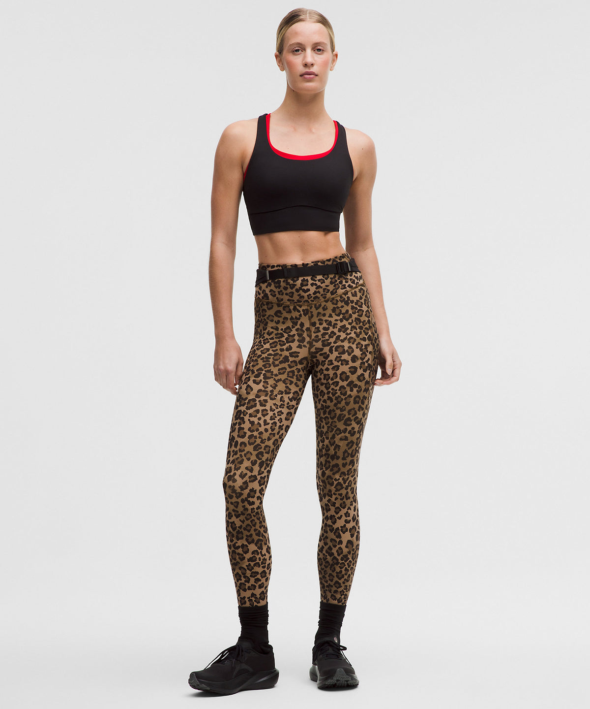 Lululemon Fast and Free High-Rise Tight 25" 5 Pocket - True Leopard Multi - imagen 1