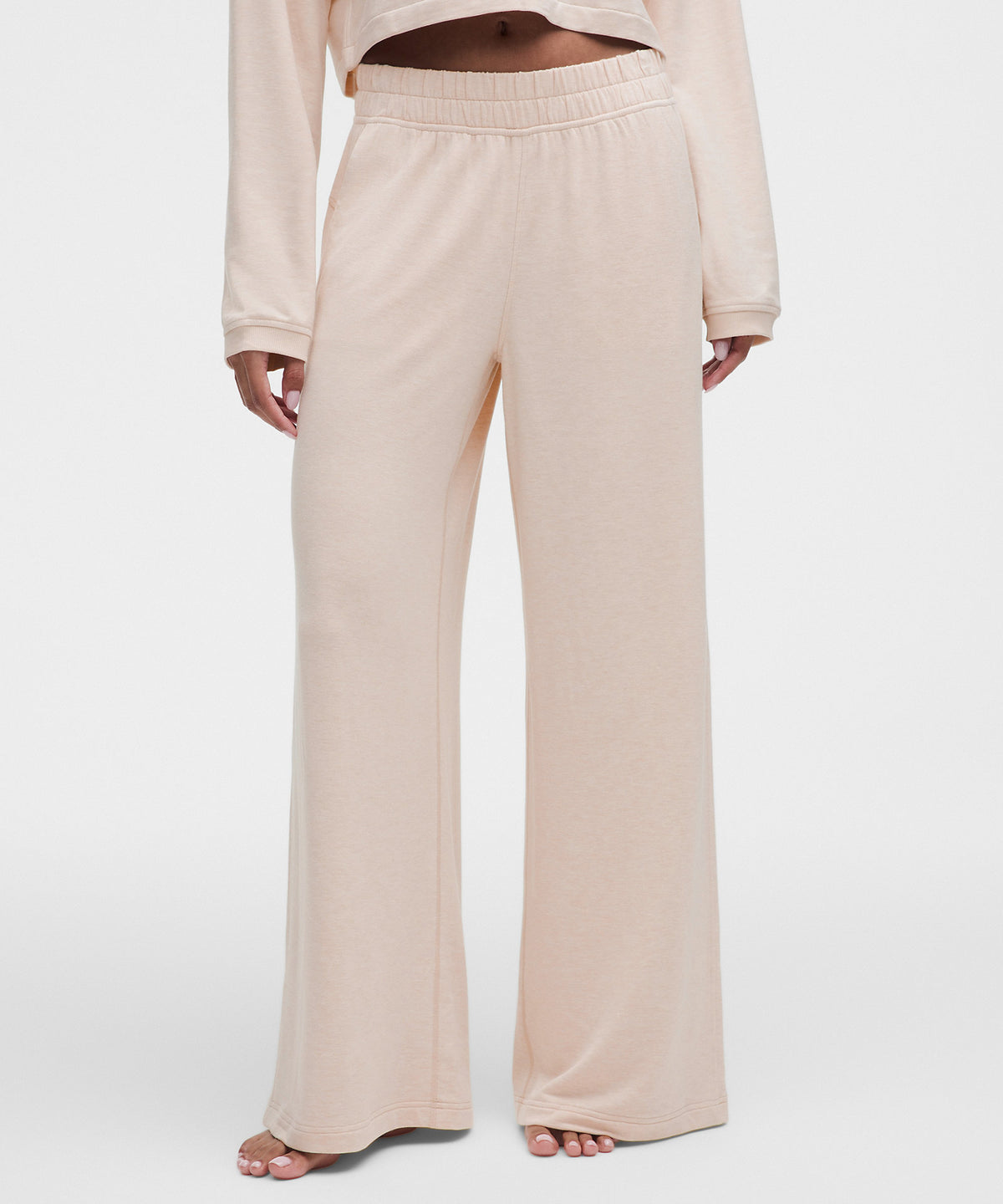 Lululemon BeCalm Mid-Rise Wide-Leg Pant - Heathered Breakfast Tea - imagen 2