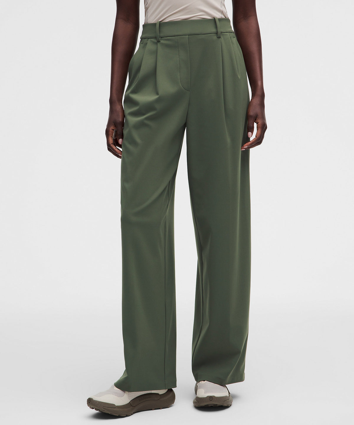 Lululemon Daydrift High-Rise Wide-Leg Trouser Short - Sassy Sage - imagen 2