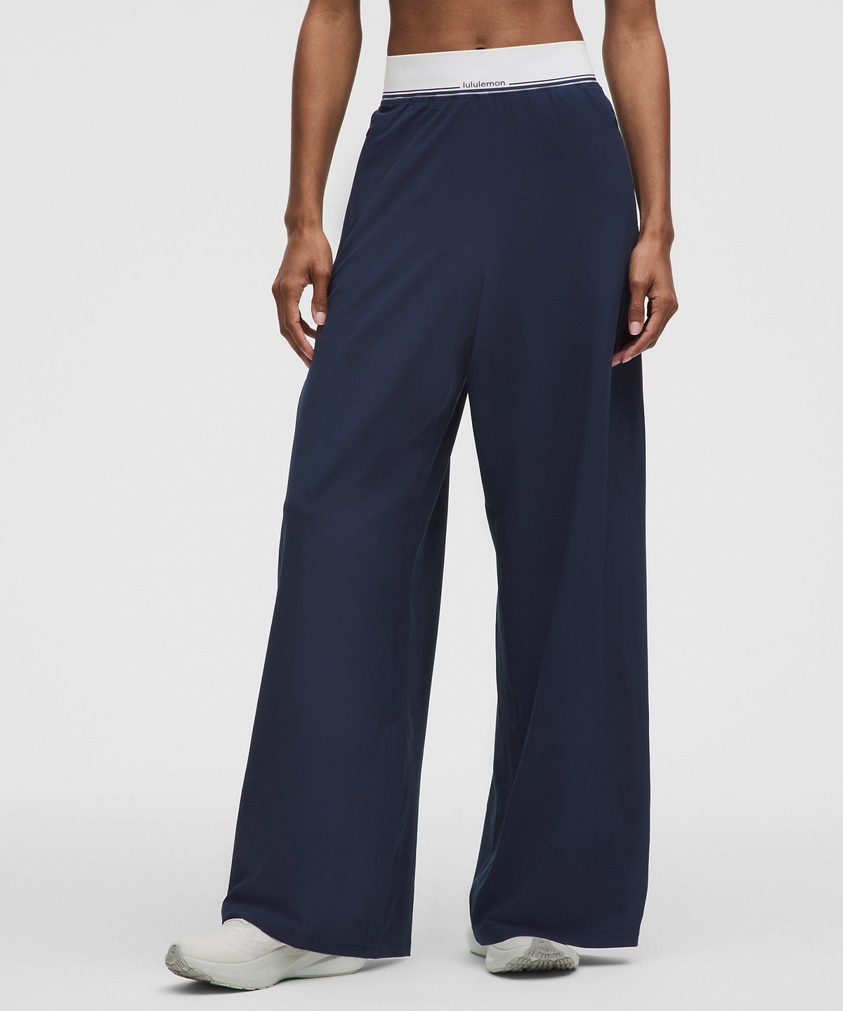 Lululemon Swift High-Rise Wide-Leg Pant Logo Waistband - Club Blue - imagen 2
