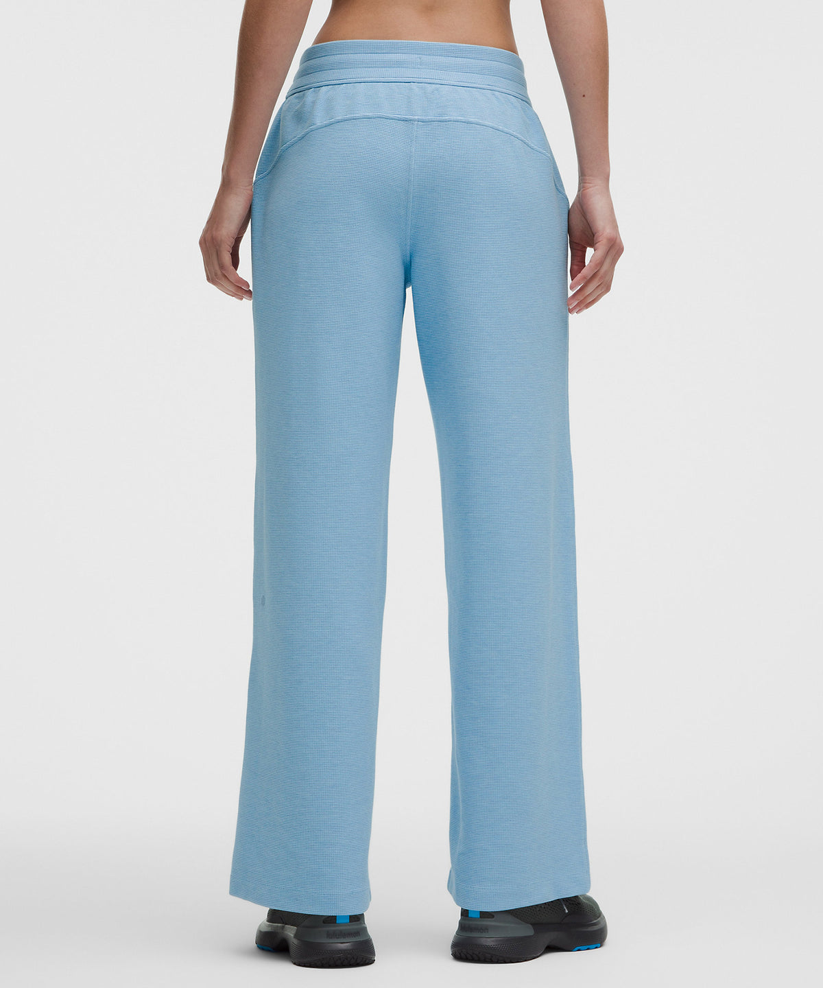 Lululemon Scuba Mid-Rise Wide-Leg Pant Waffle - Heathered Dreamy Blue - imagen 3