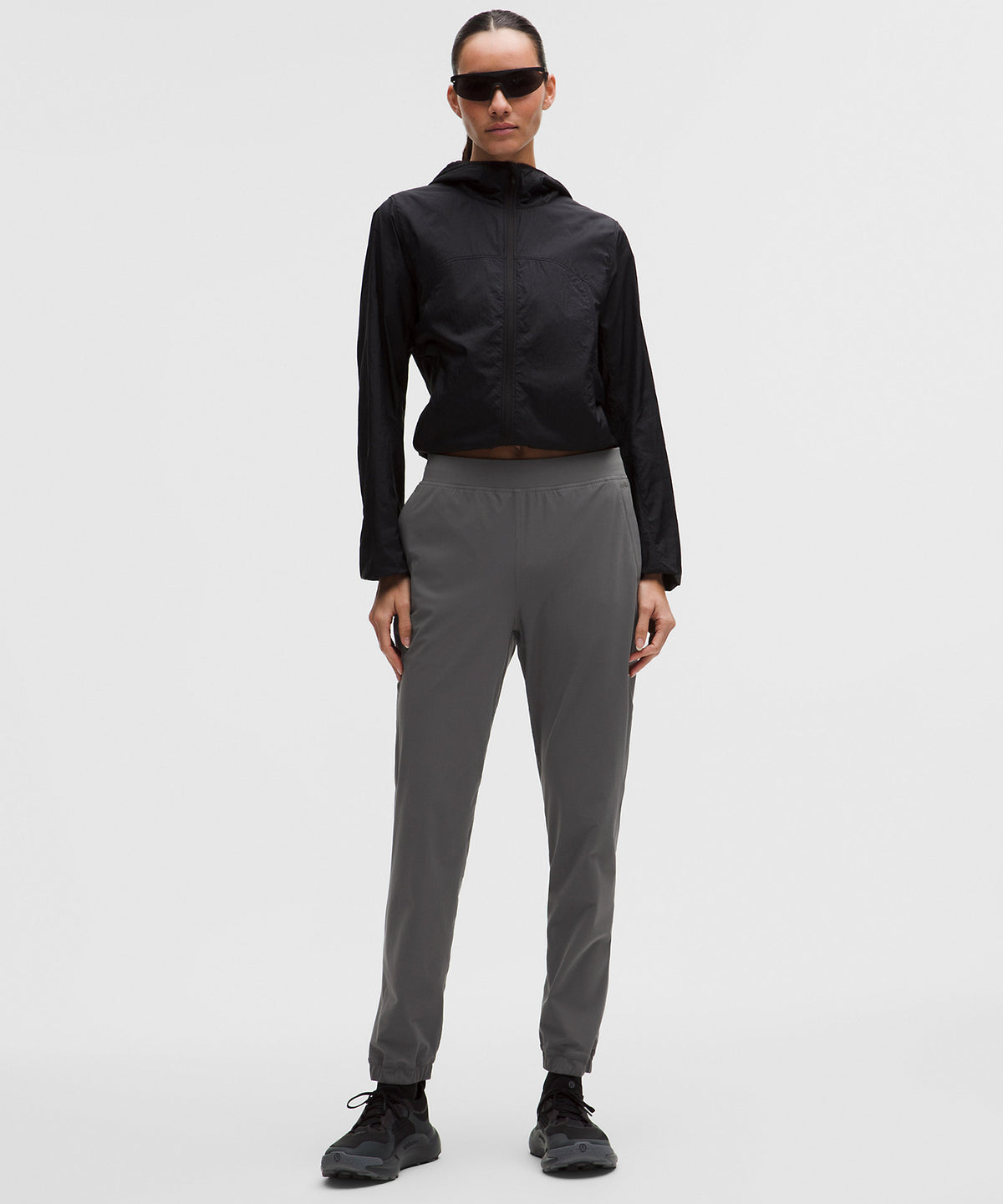 Lululemon Adapted State High-Rise Jogger Short - Onyx Grey - imagen 1