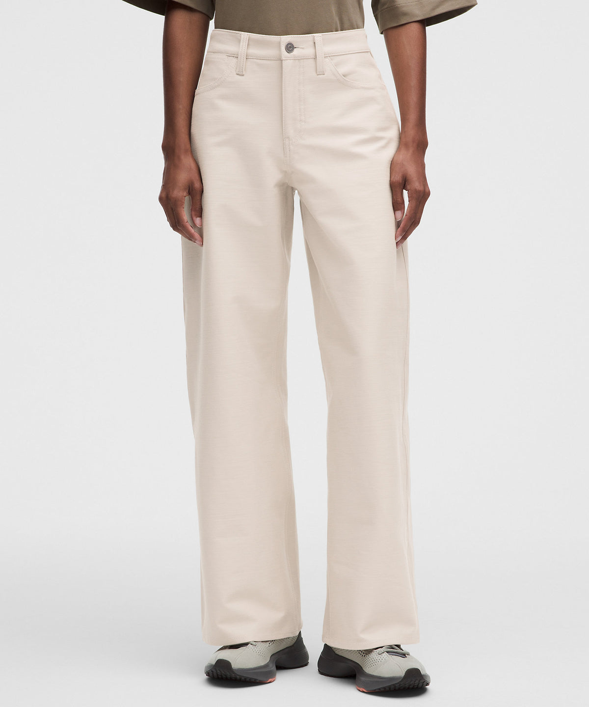 Lululemon EasyFive Low-Rise Classic Wide-Leg Pant Regular - Sand Dollar - imagen 2