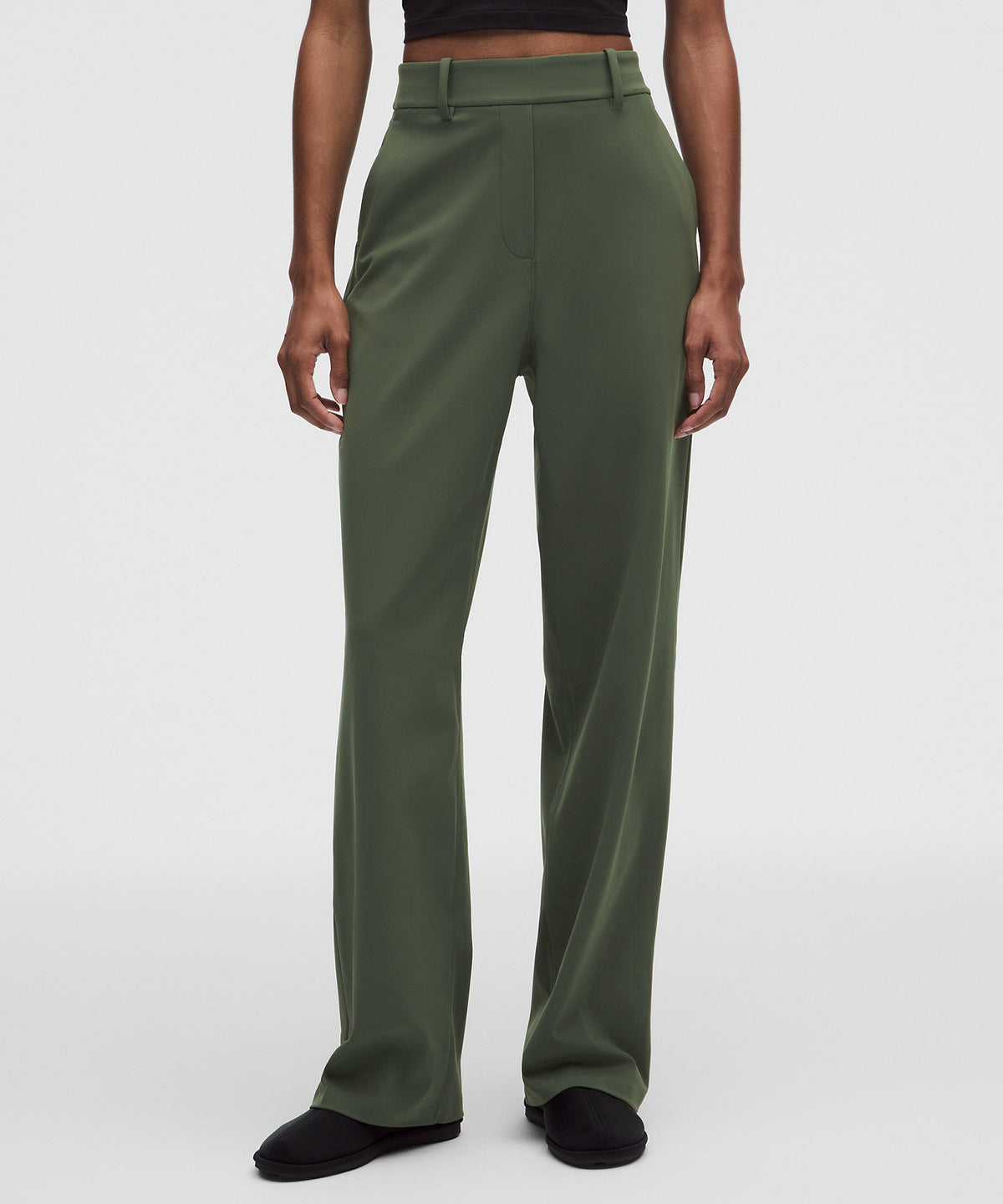 Lululemon Daydrift High-Rise Straight-Leg Trouser Short - Sassy Sage - imagen 2