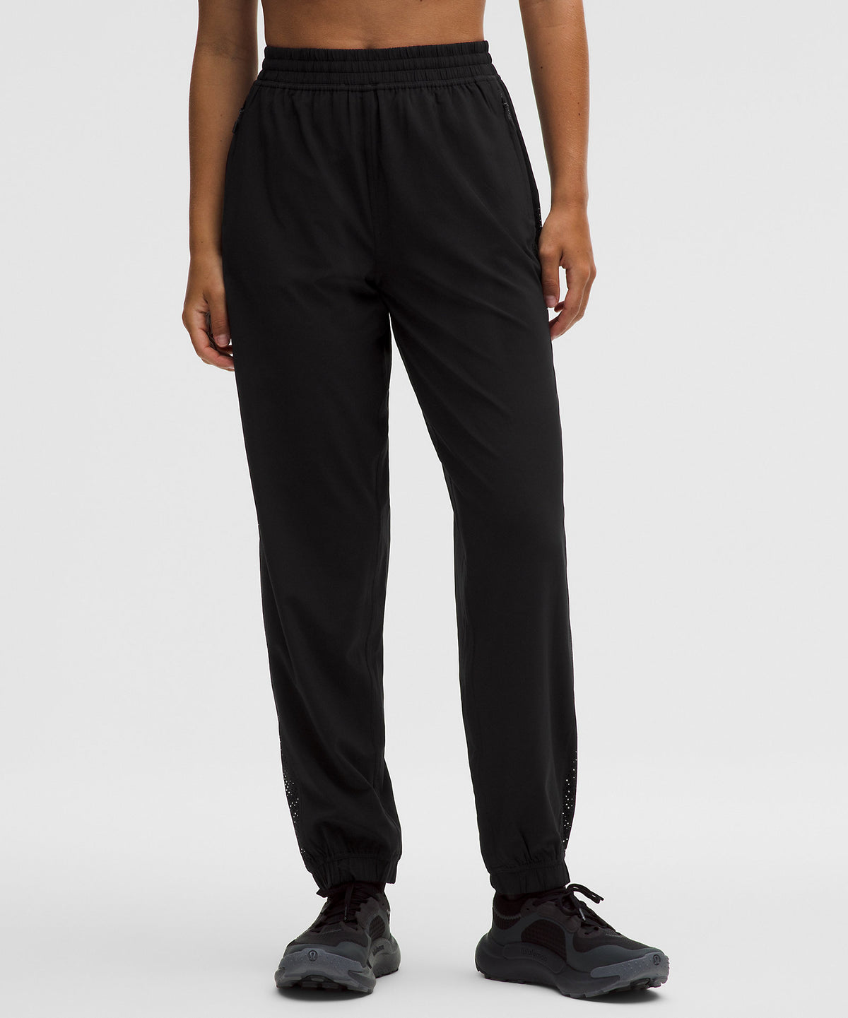 Lululemon Adapted State Mid-Rise Jogger Perforated Stripe - Black - imagen 2