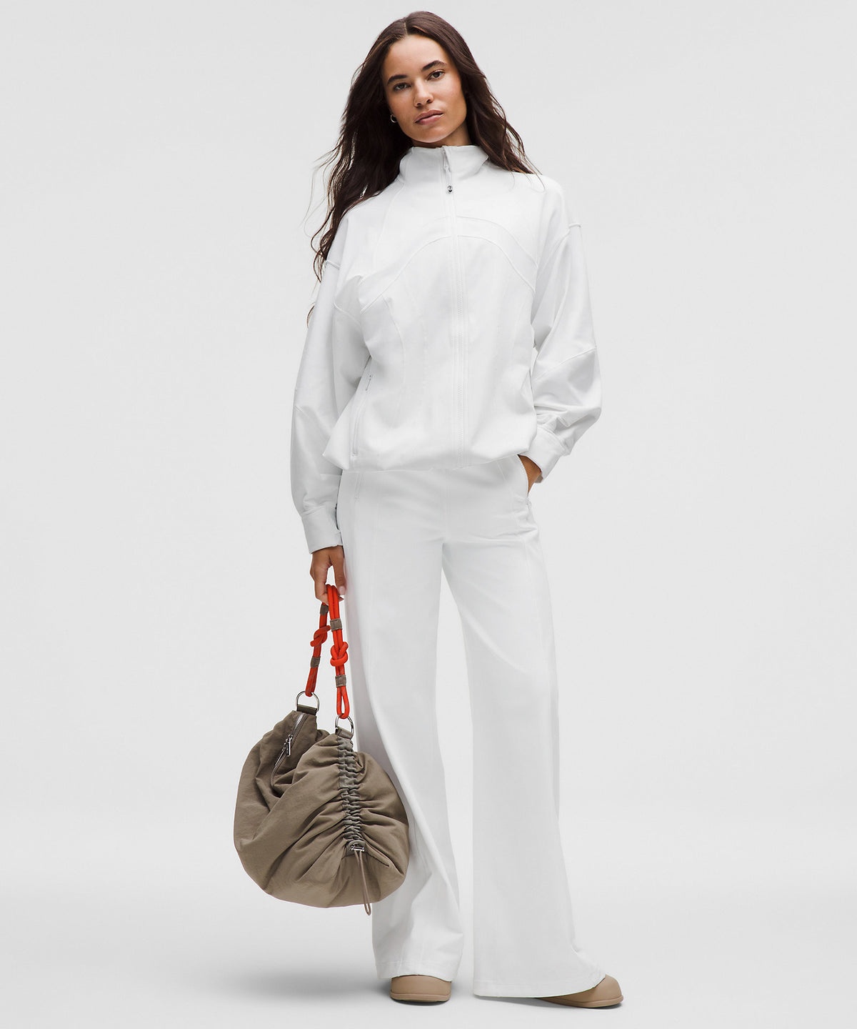 Lululemon Define High-Rise Wide-Leg Pant Luon - White - imagen 1