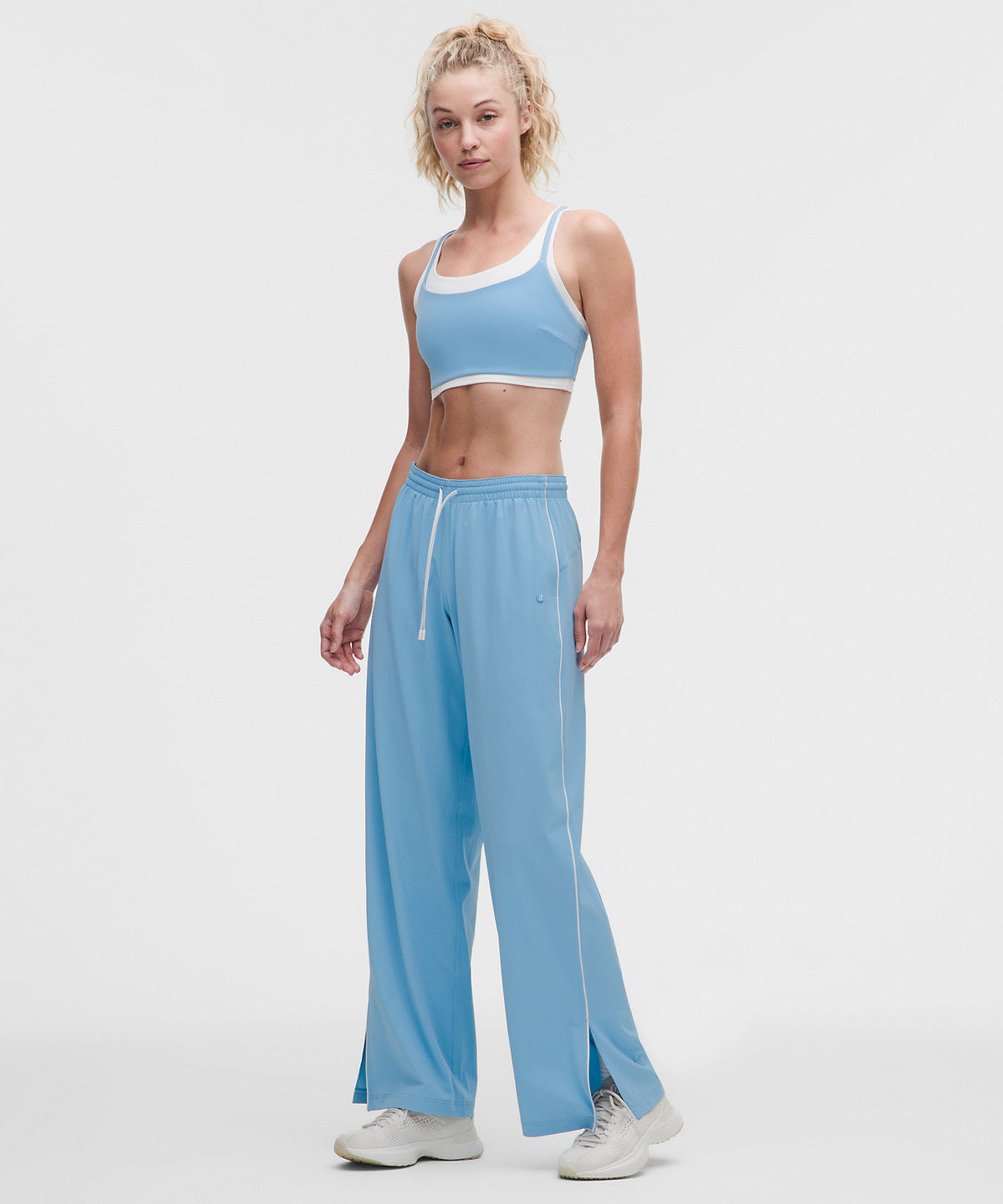 Lululemon Court Rival Wide-Leg Track Pant Regular Contrast Drawcord - Dreamy Blue - imagen 1
