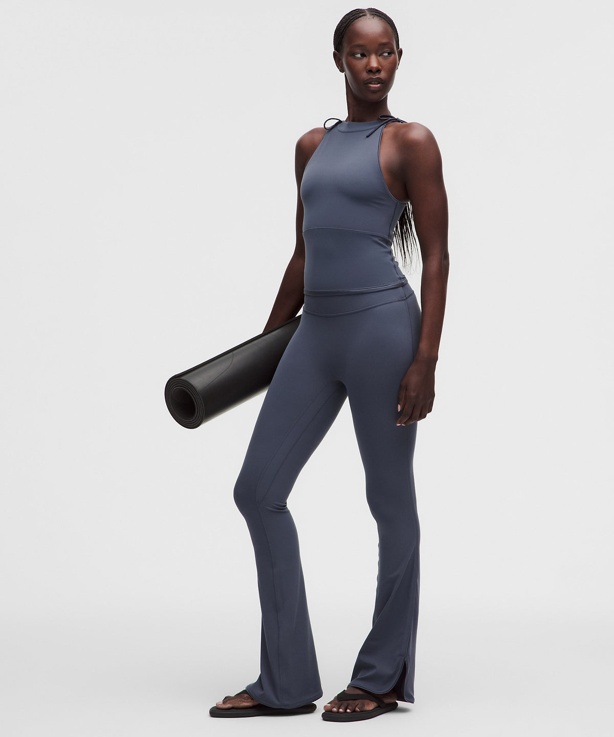 Lululemon Nulu Satiny-Trim High-Rise Flared Pant - Dusty Diamond - imagen 1