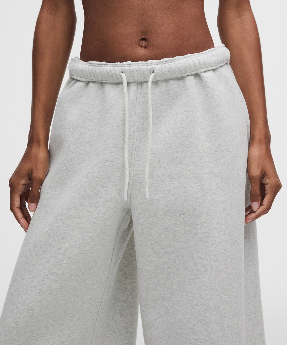 Lululemon Women's Steady State SuperLoft Oversized Wide-Leg Pant - Heathered Core Ultra Light Grey - imagen 4
