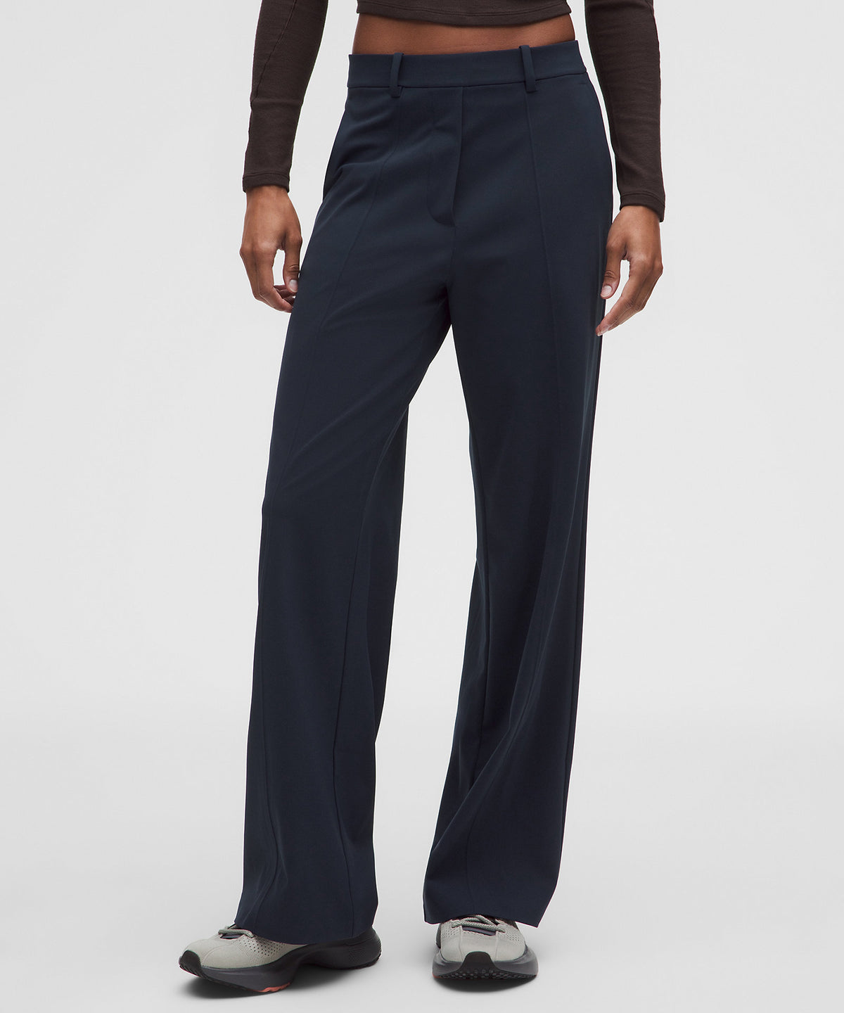 Lululemon Daydrift Mid-Rise Stacked-Leg Trouser Short - True Navy - imagen 2