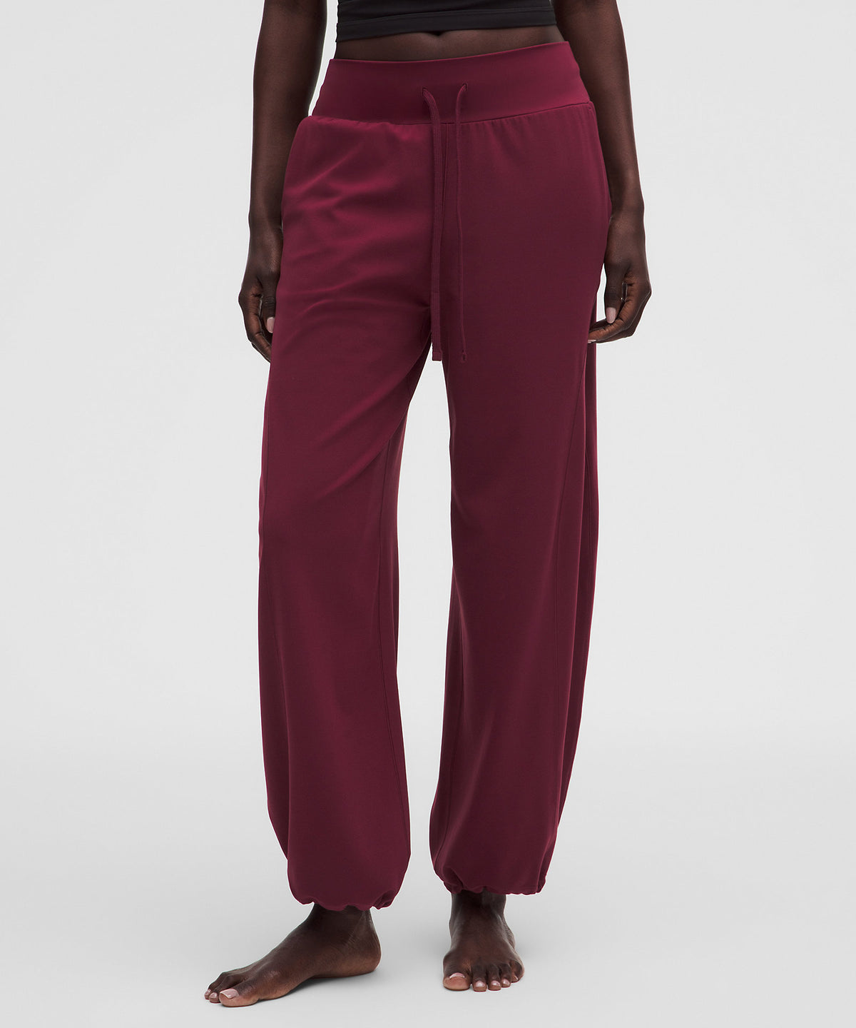 Lululemon Groove Low-Rise Relaxed Cinch Pant Regular - Burgundy Bay - imagen 2