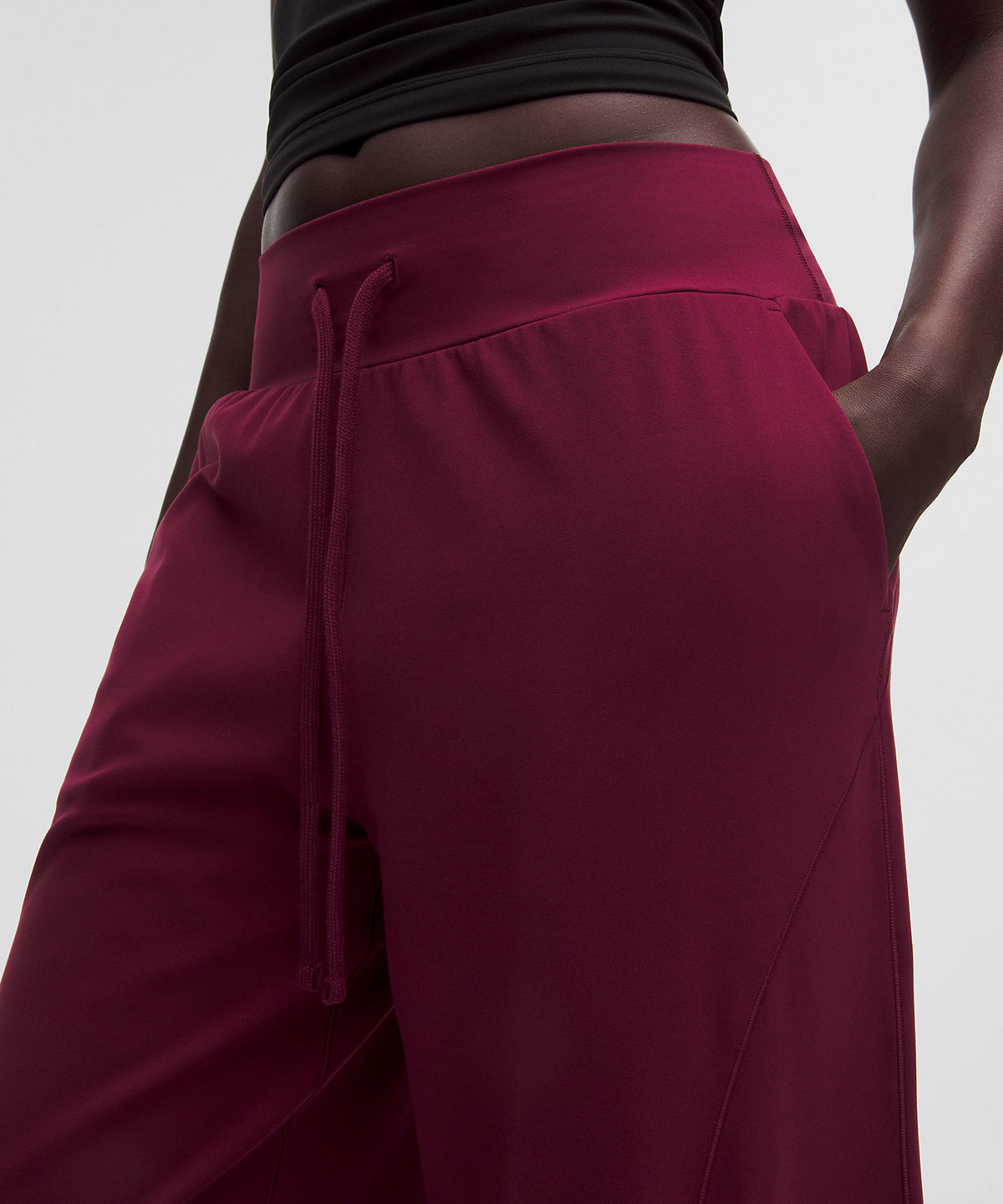 Lululemon Groove Low-Rise Relaxed Cinch Pant Regular - Burgundy Bay - imagen 4
