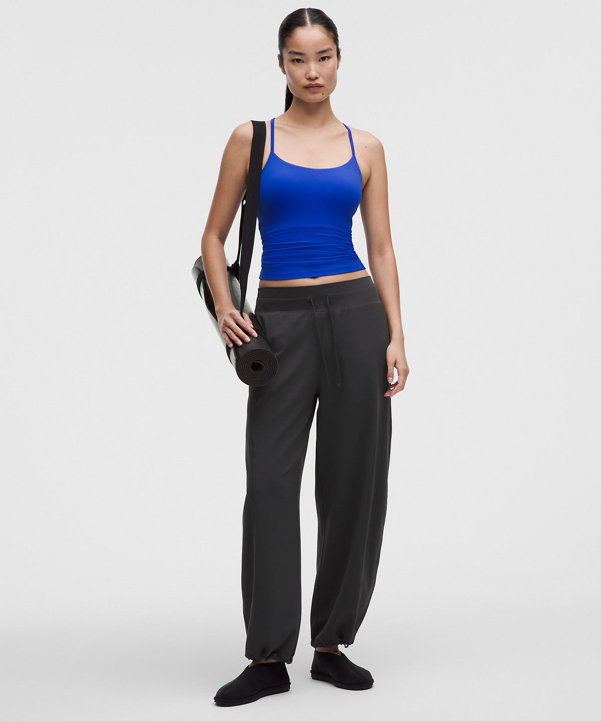 Lululemon Groove Low-Rise Relaxed Cinch Pant Short - Graphite Grey - imagen 1
