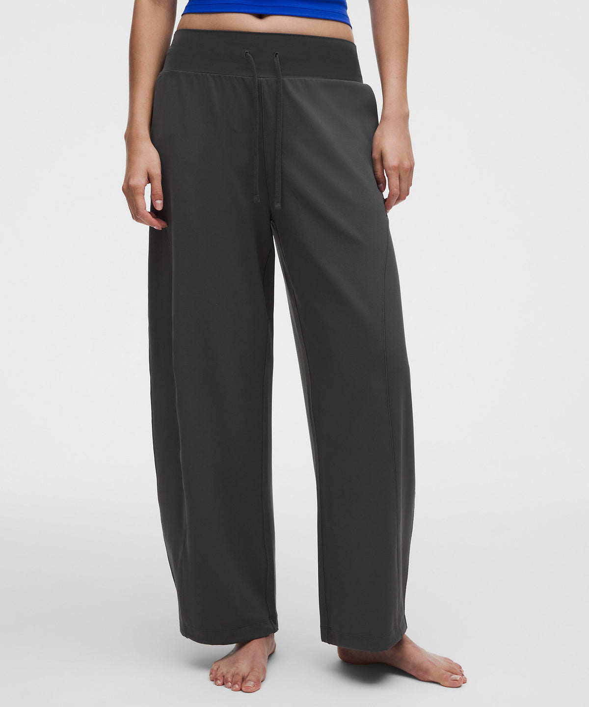 Lululemon Groove Low-Rise Relaxed Cinch Pant Short - Graphite Grey - imagen 2