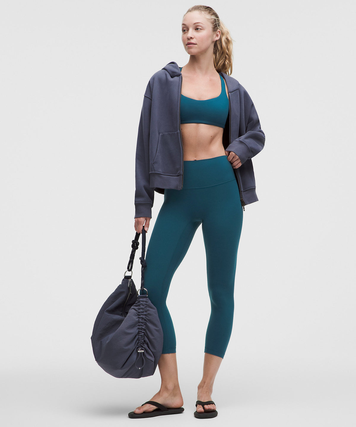 Lululemon Align No Line™ High-Rise Crop 23" - Remixed Marine - imagen 1
