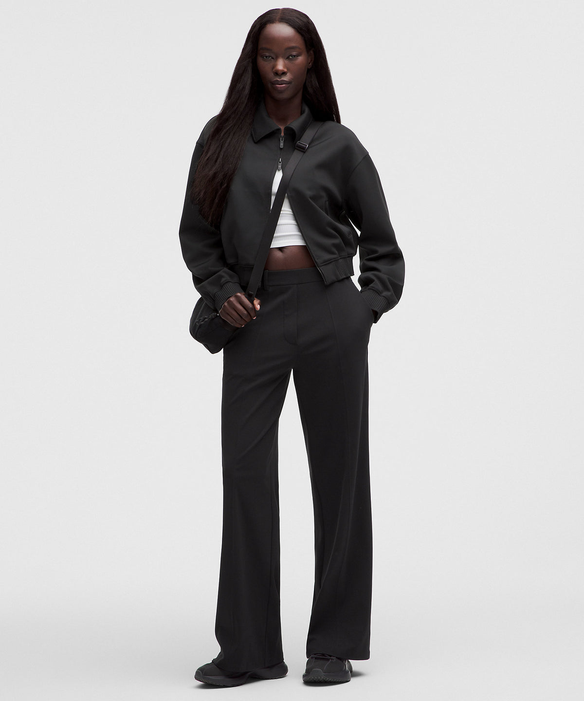 Lululemon Daydrift Mid-Rise Stacked-Leg Trouser Regular - Black - imagen 1