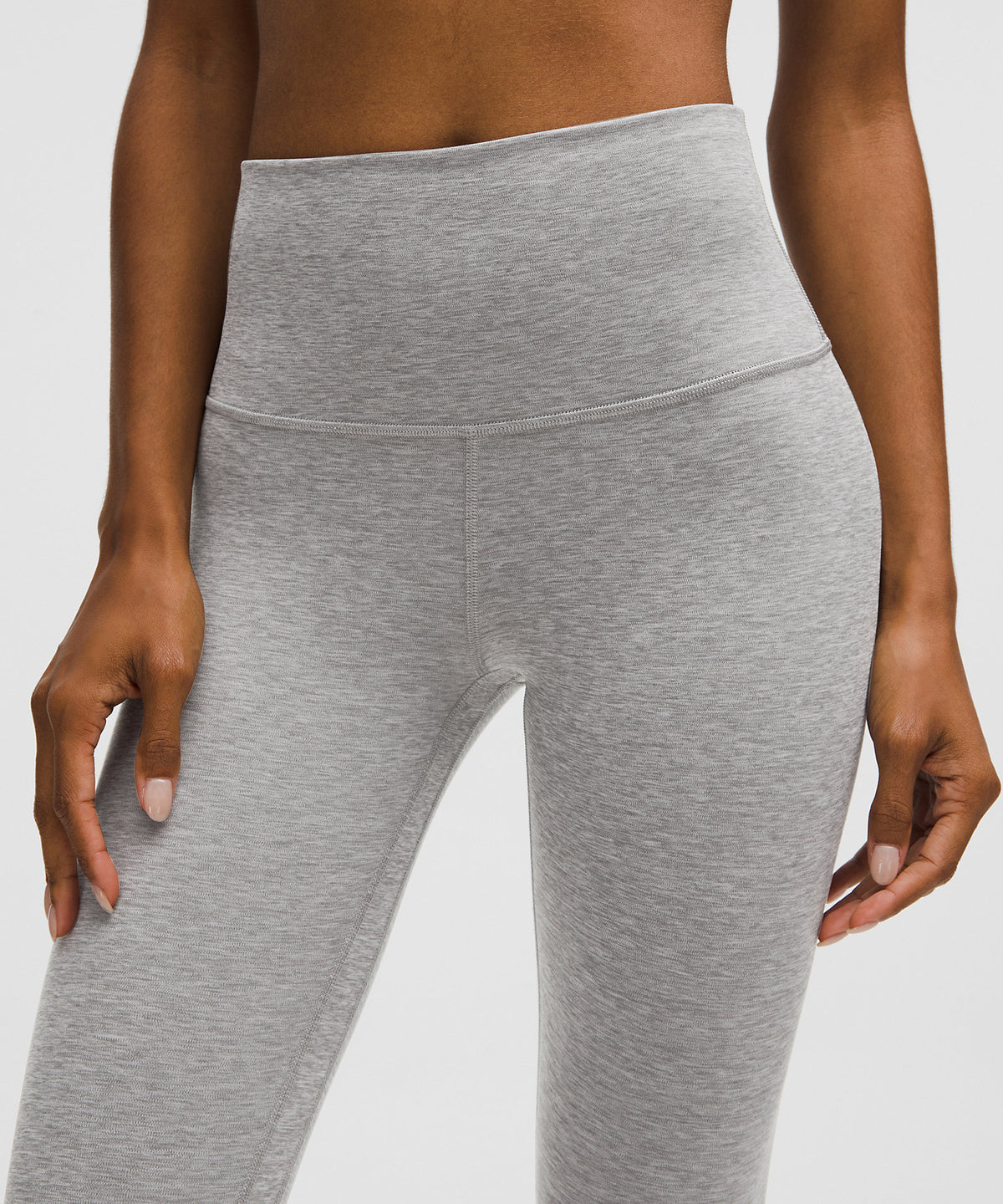 Lululemon Align™ High-Rise Crop 17" - Heathered Core Medium Grey - imagen 4