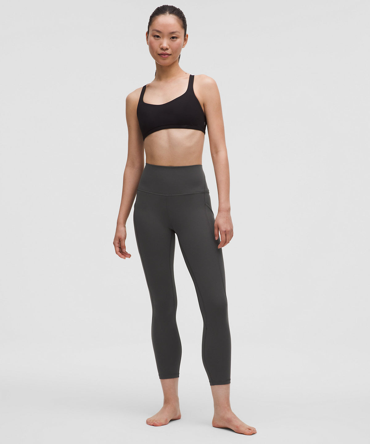 Lululemon Align™ High-Rise Crop with Pockets 23" - Graphite Grey - imagen 2