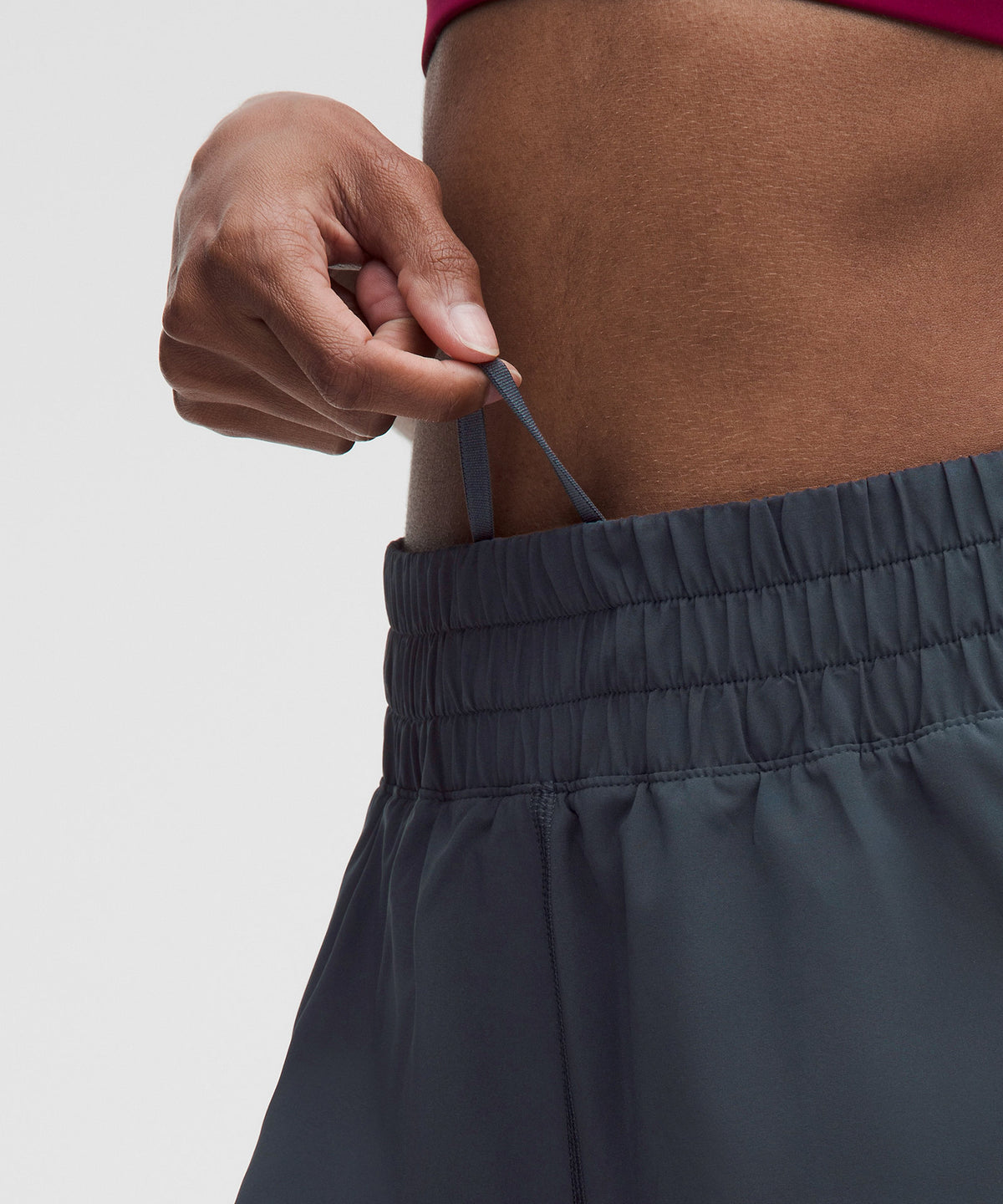 Lululemon Track That High-Rise Lined Short 3" - Smoky Velvet - imagen 4
