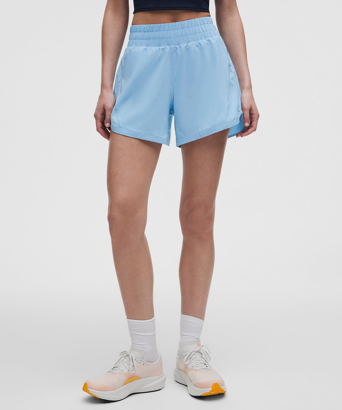 Lululemon Track That High-Rise Lined Short 5" - Dreamy Blue - imagen 2