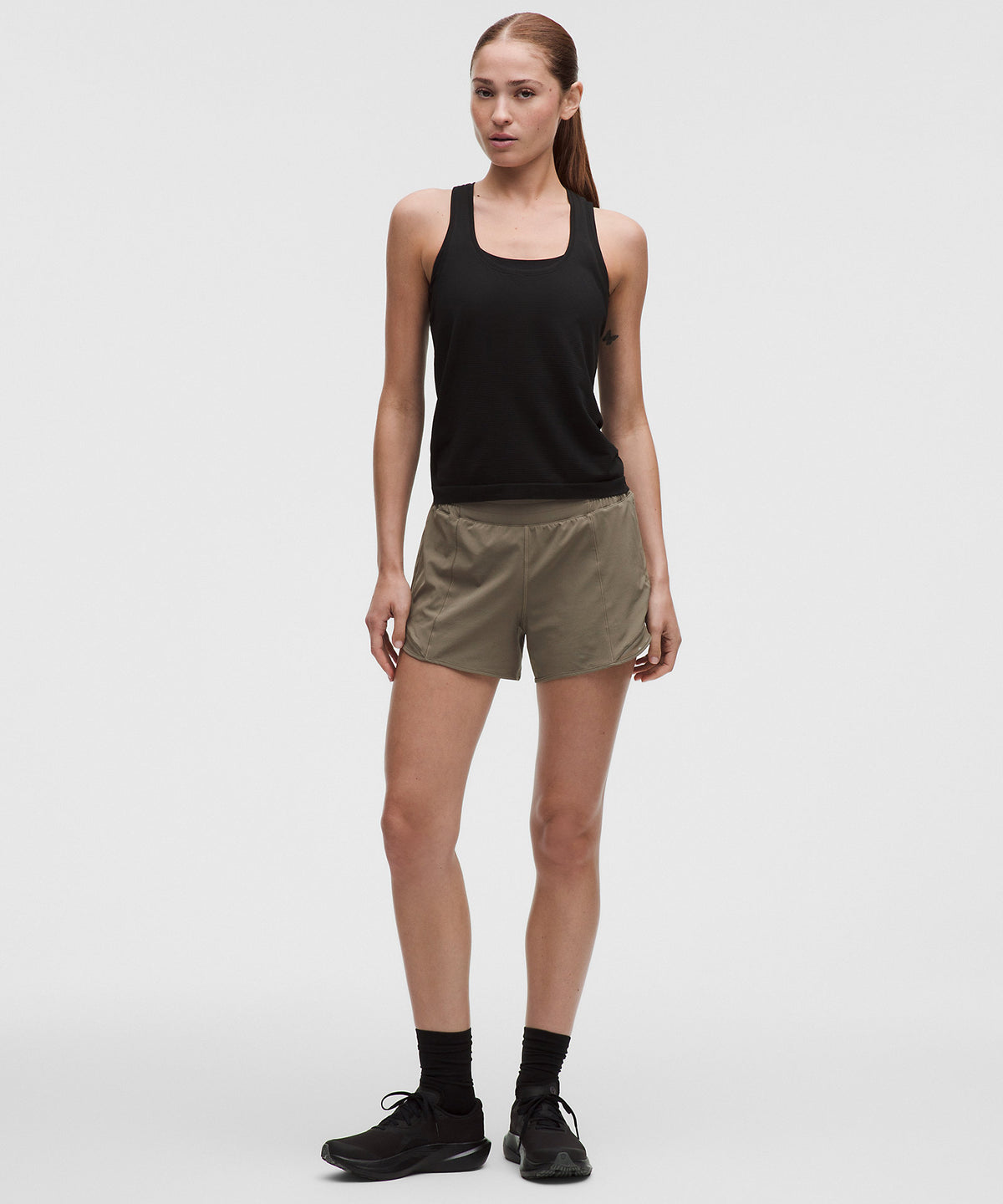 Lululemon Hotty Hot High-Rise Lined Short 4" - Cypress Forest - imagen 1