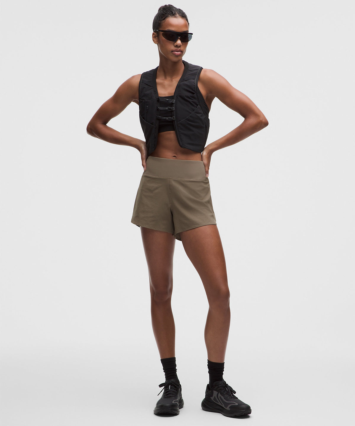 Lululemon Speed Up High-Rise Short 4" Updated - Cypress Forest - imagen 1