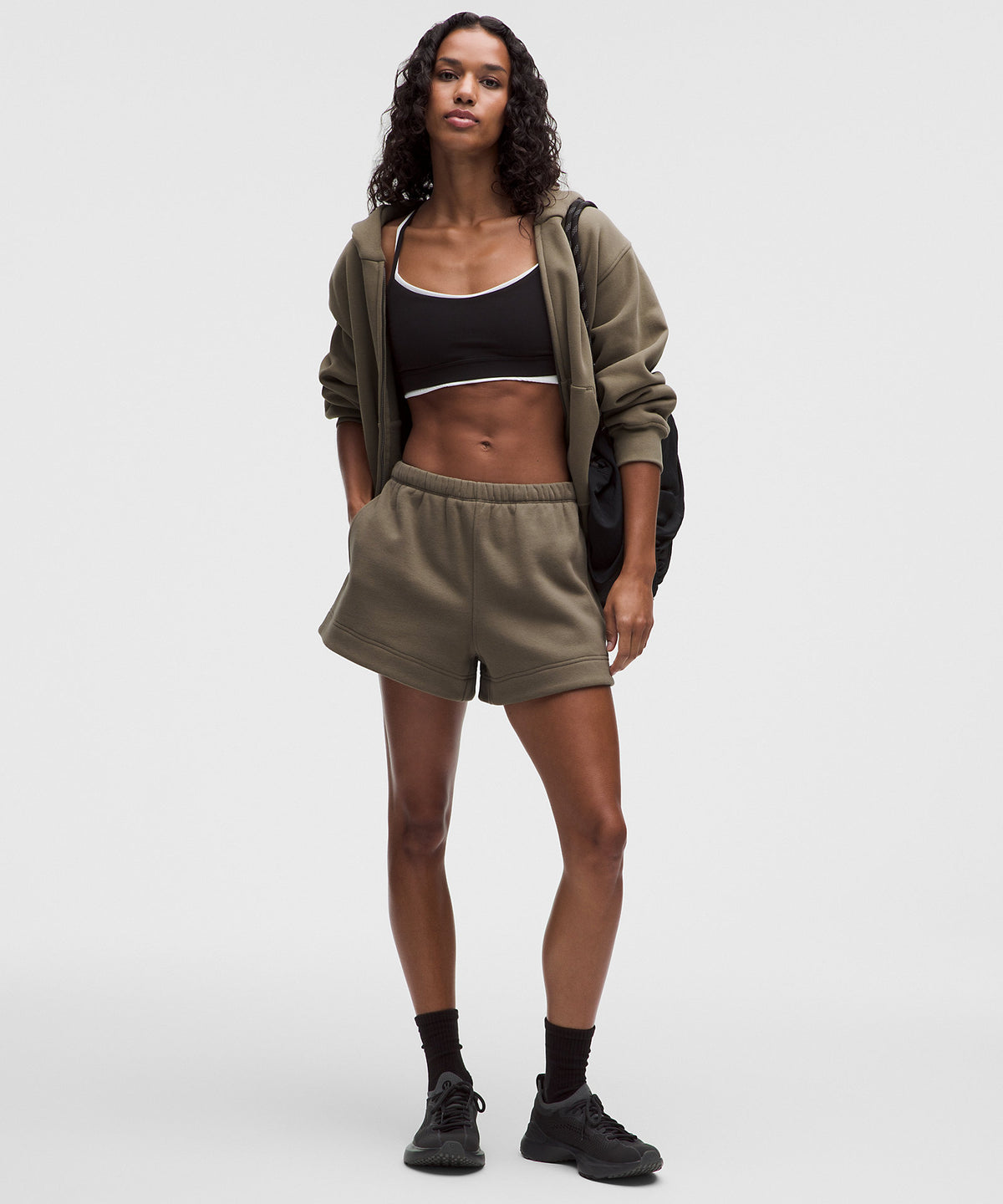 Lululemon Women's Steady State SuperLoft Short 3.5" - Cypress Forest - imagen 1