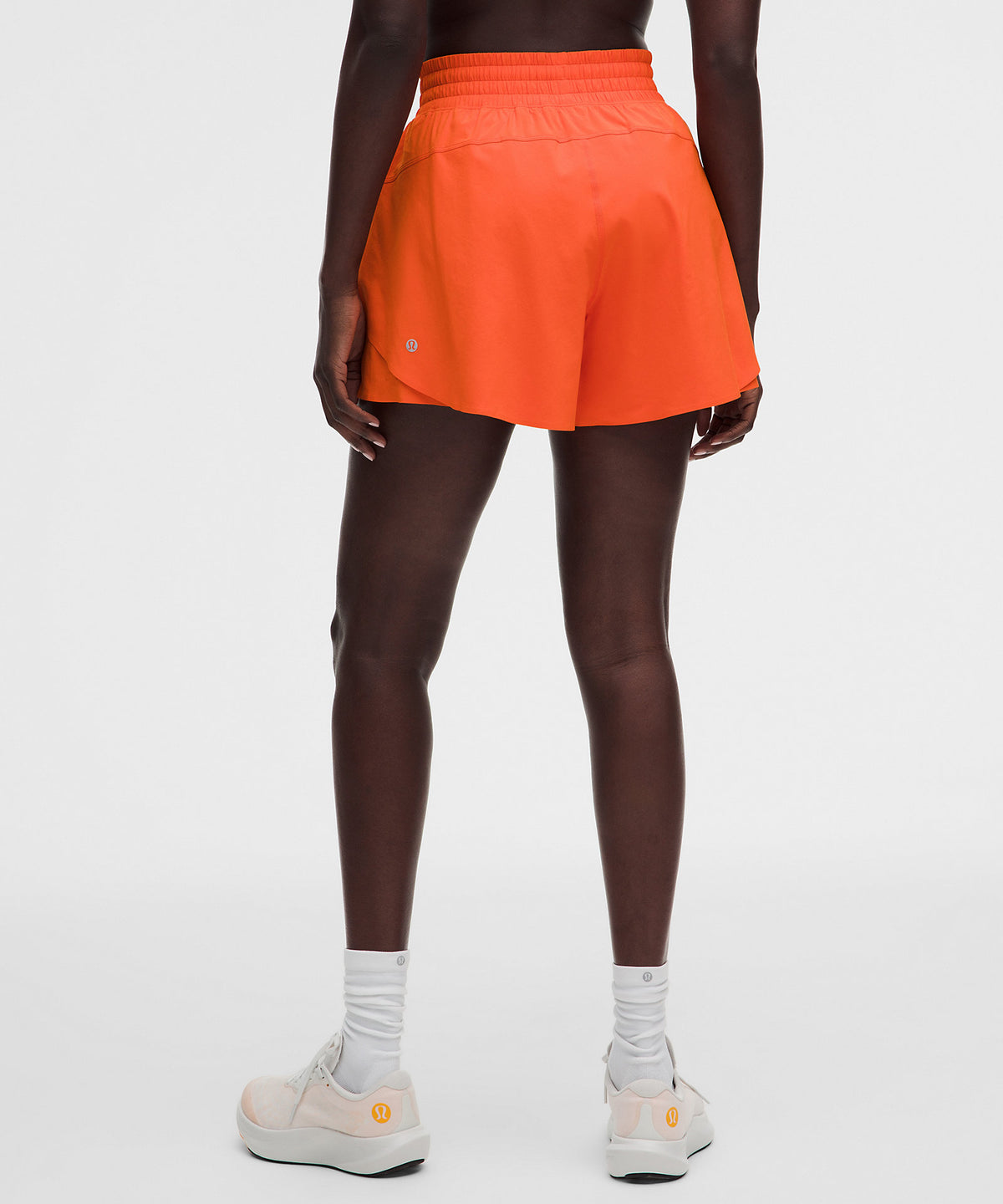 Lululemon Shake It Out High-Rise Running Short 4" - Orange Punch - imagen 3