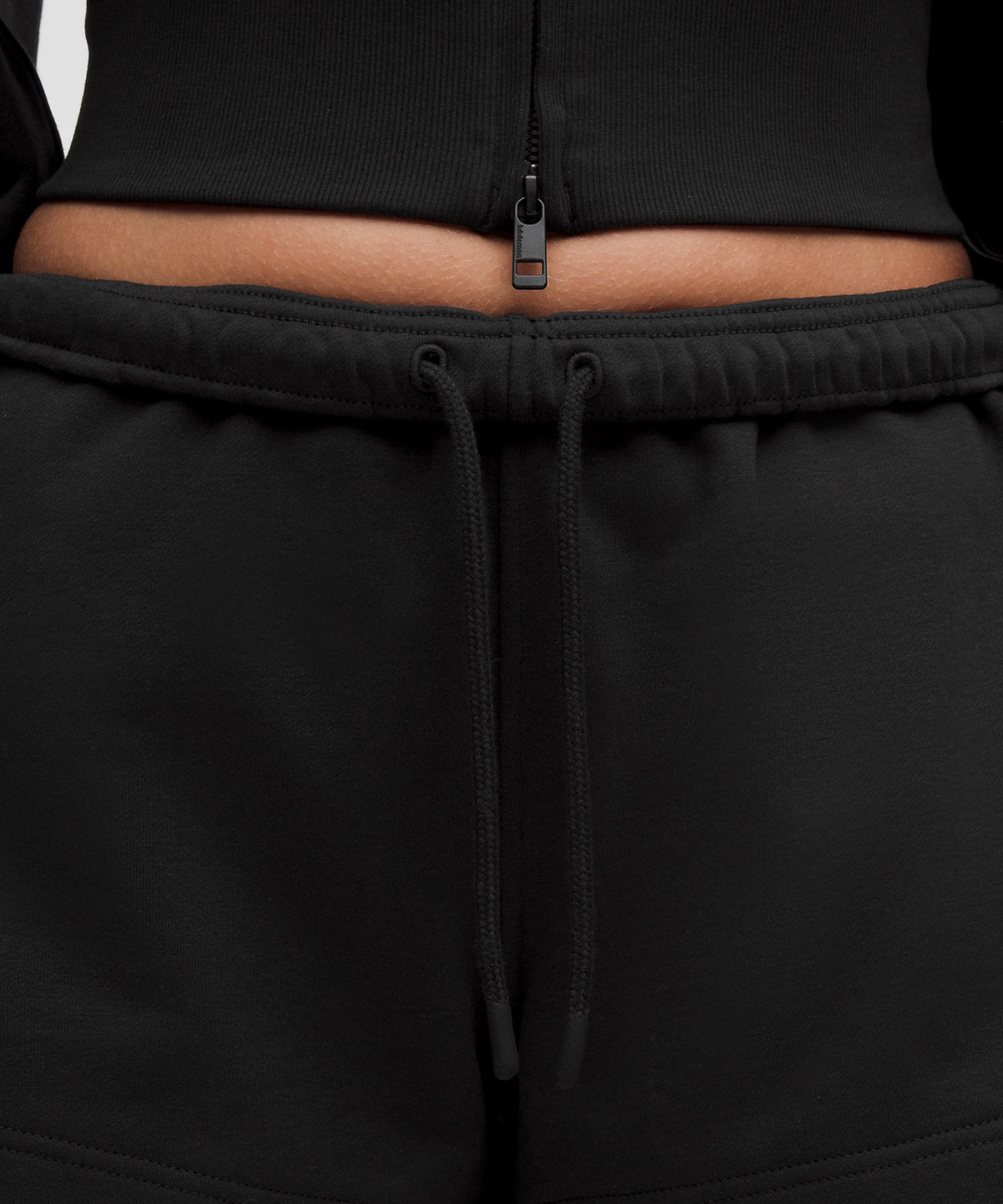 Lululemon French Terry Mid-Rise Short 3.5" - Black - imagen 4