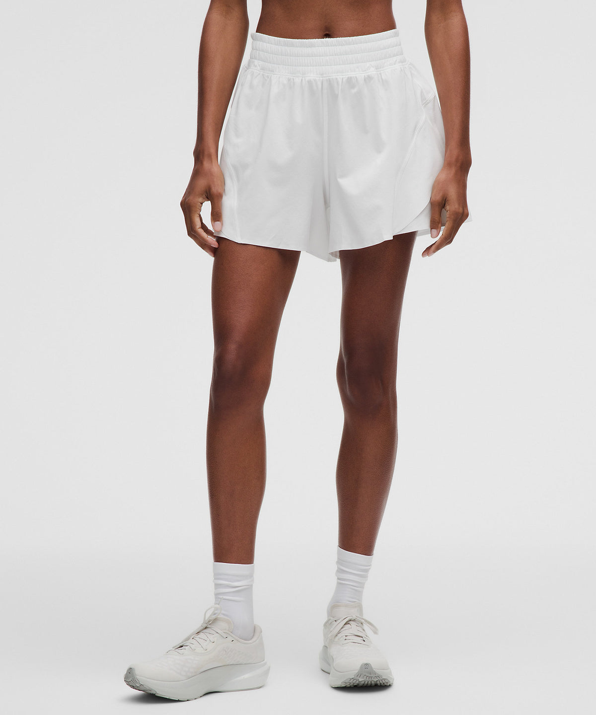 Lululemon Shake It Out High-Rise Running Short 4" - White - imagen 2