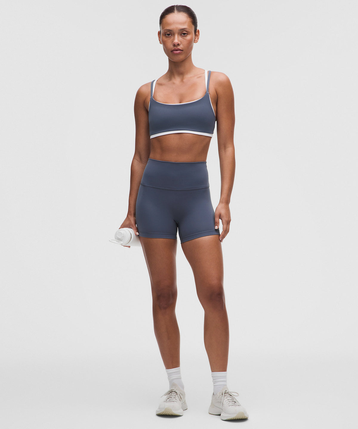 Lululemon Wunder Train No Line High-Rise Short 4" - Dusty Diamond - imagen 1
