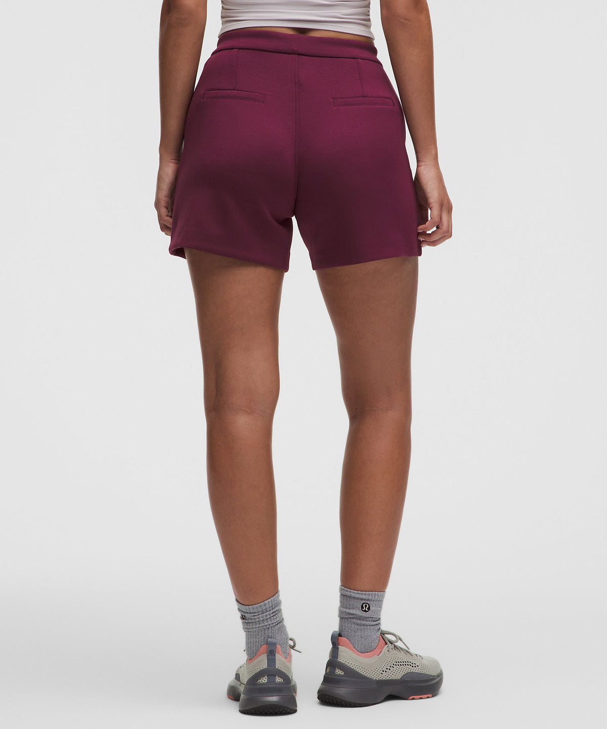 Lululemon Smooth Spacer High-Rise Short 5" - Burgundy Bay - imagen 3