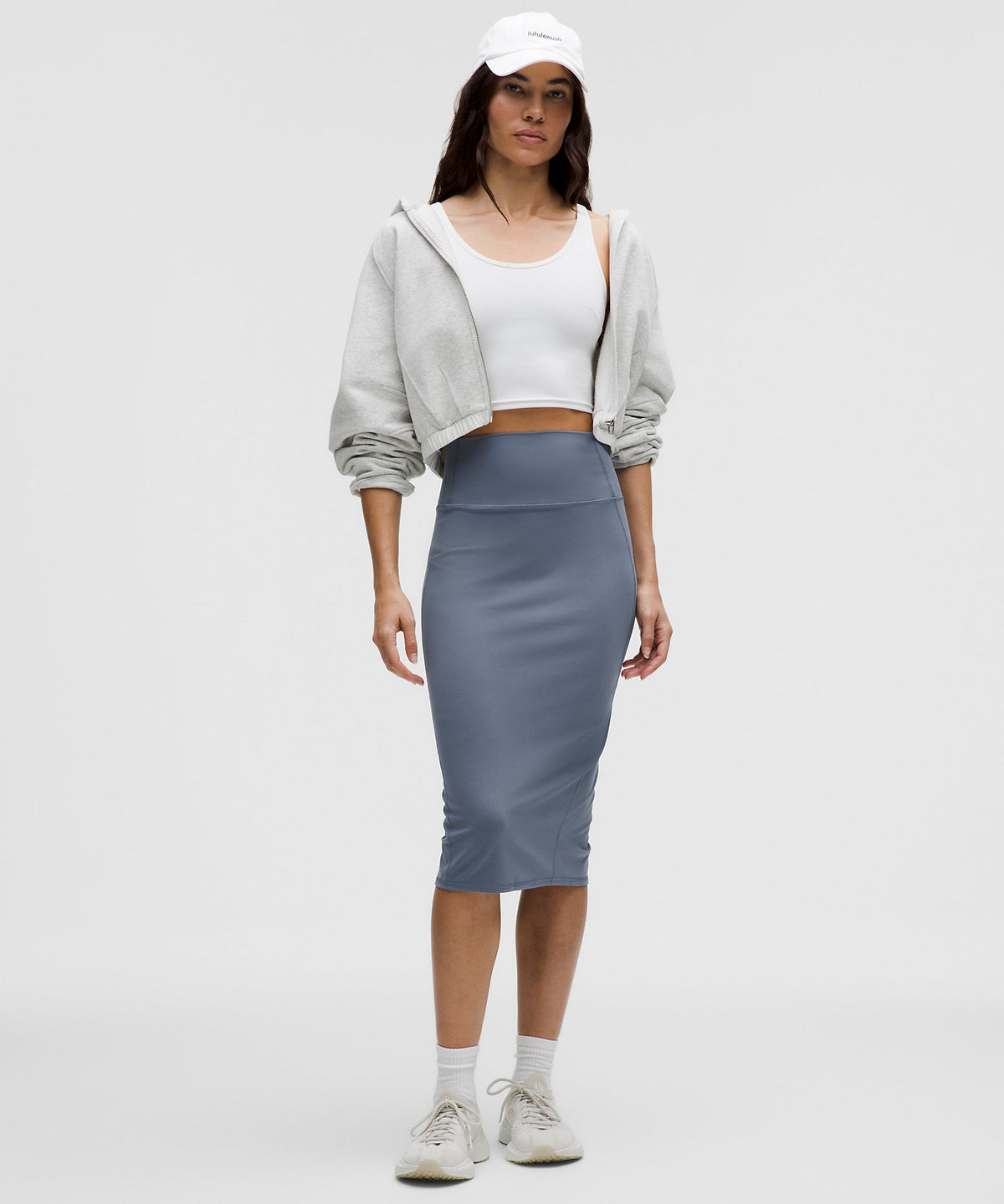 Lululemon Nulu Slim-Fit High-Rise Midi Skirt - Oasis Blue - imagen 1