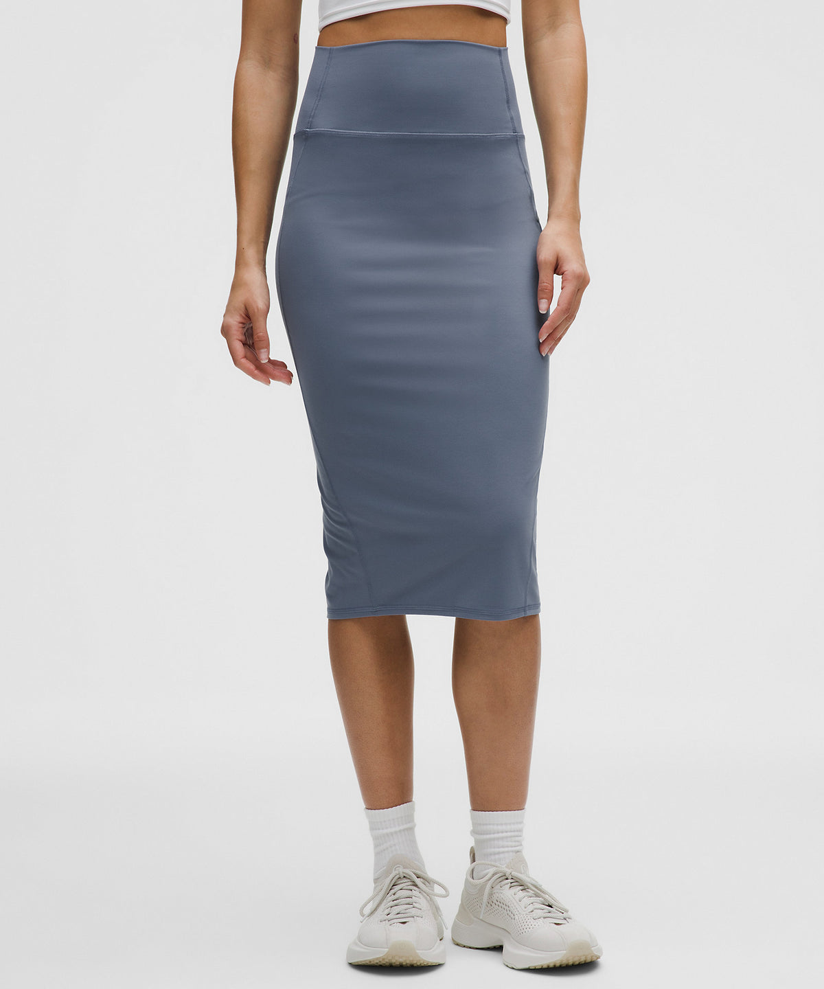 Lululemon Nulu Slim-Fit High-Rise Midi Skirt - Oasis Blue - imagen 2