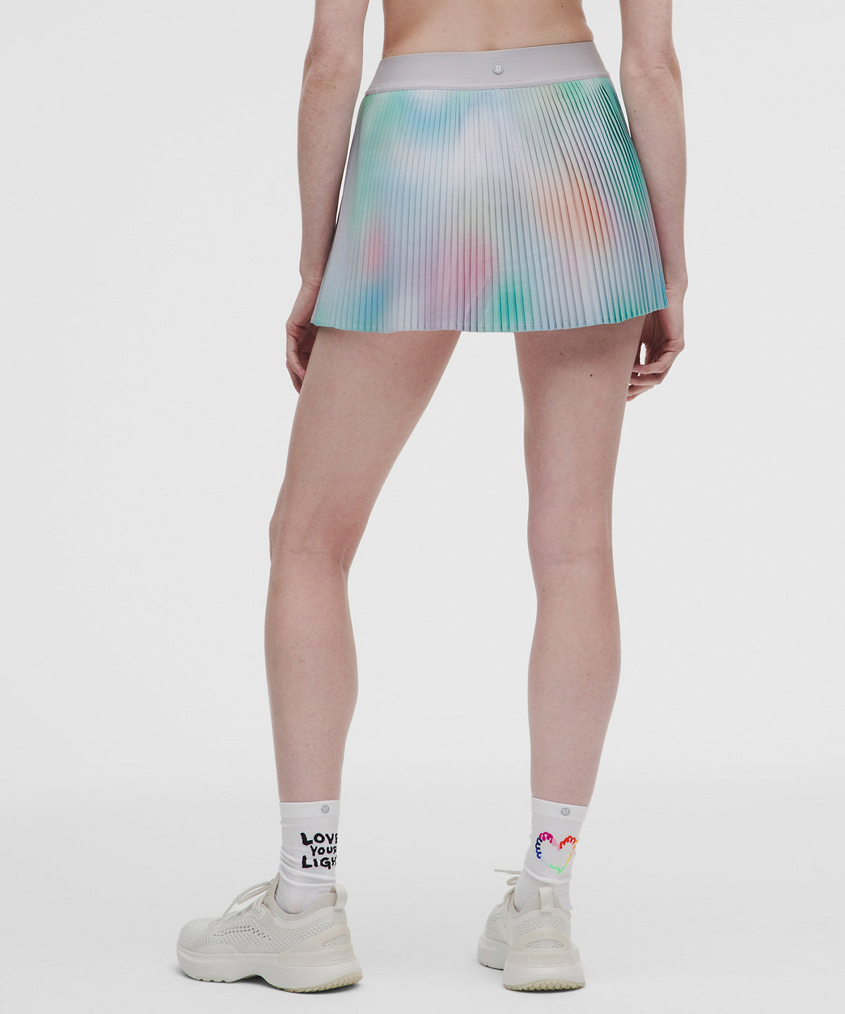 Lululemon RePleat High-Rise Pleated Tennis Skirt Pride - Luminous Glow Multi - imagen 3