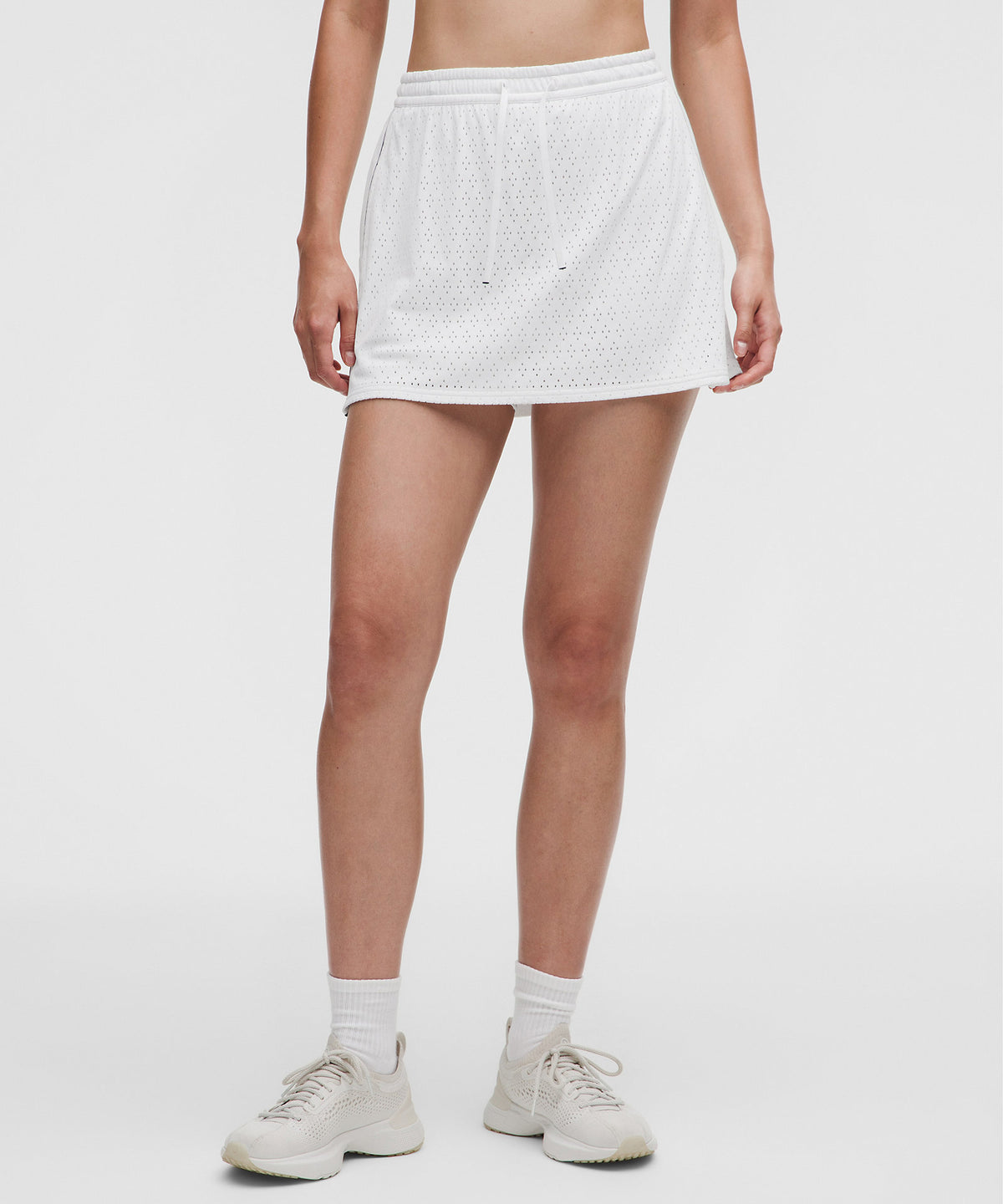 Lululemon Ace Advantage High-Rise Knit Mesh Tennis Skirt - White - imagen 2