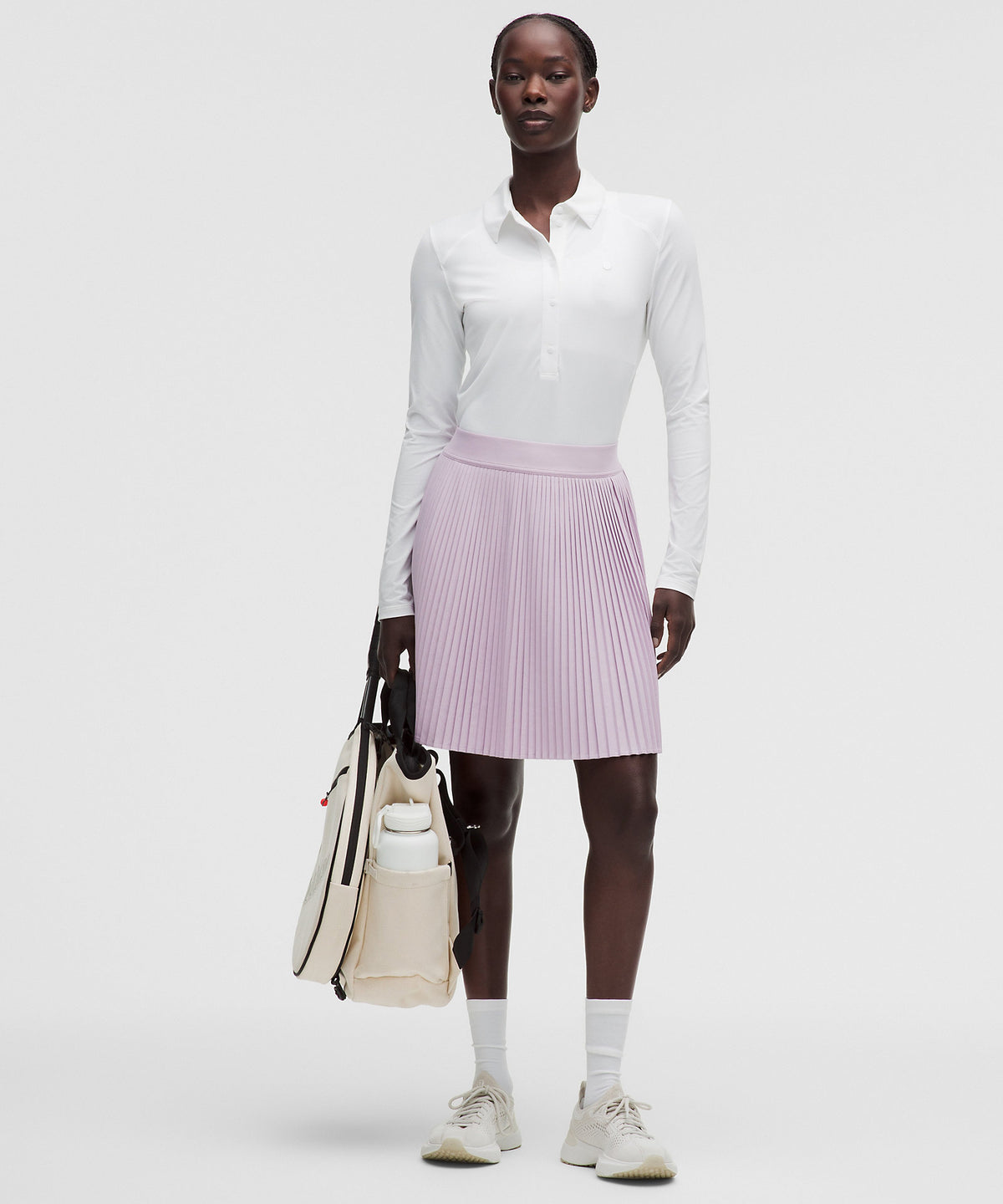 Lululemon Pleated High-Rise Knee-Length Tennis Skirt - Lilac Play - imagen 1