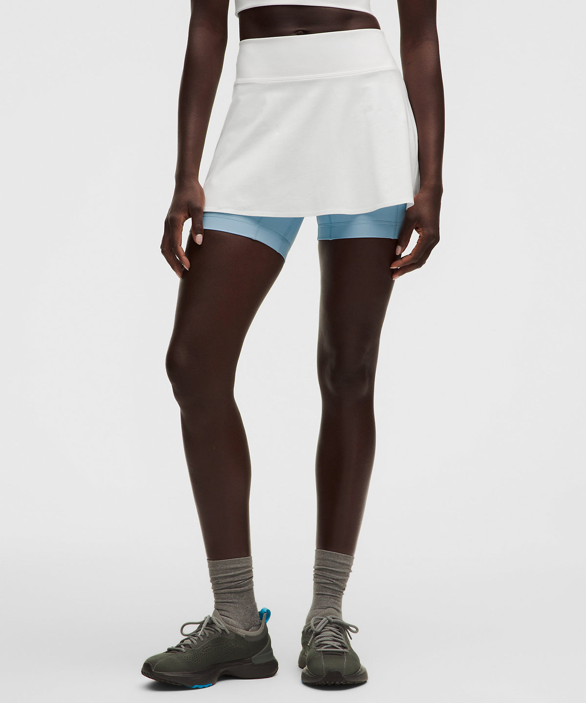 Lululemon Layered Long-Liner Tennis Skirt - White - imagen 2