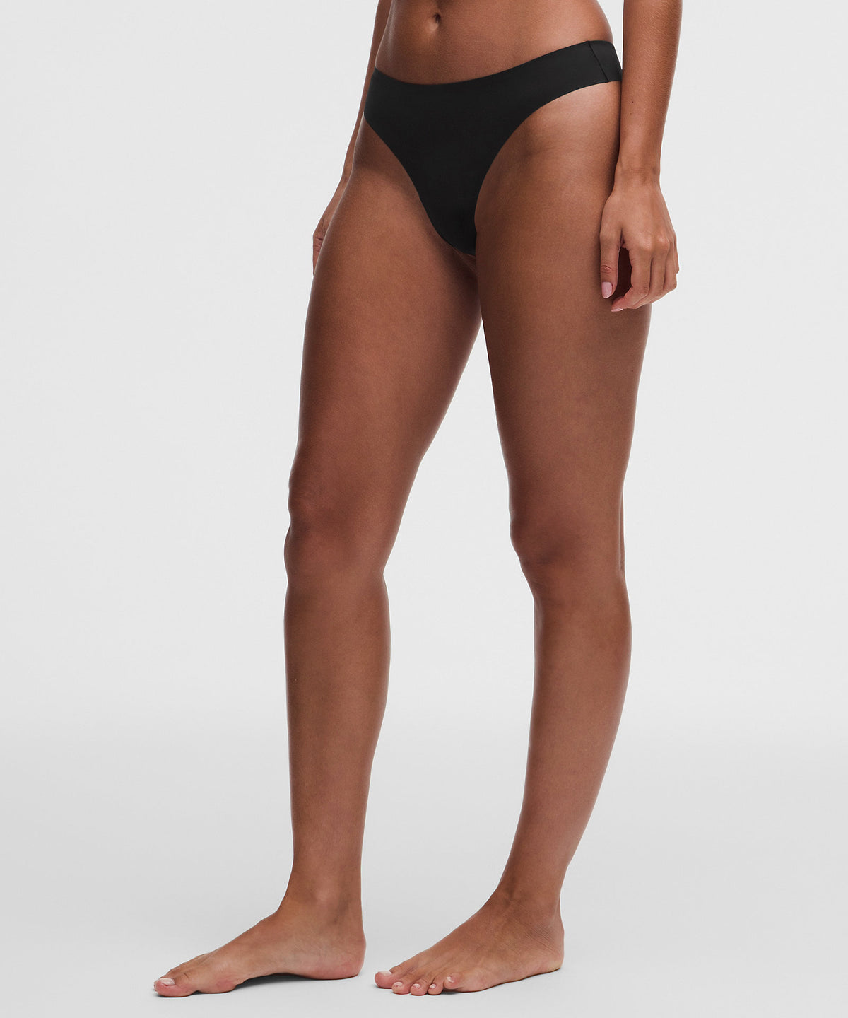 Lululemon InvisiWear Mid-Rise Thong Underwear 5 Pack - Light Ivory - imagen 2