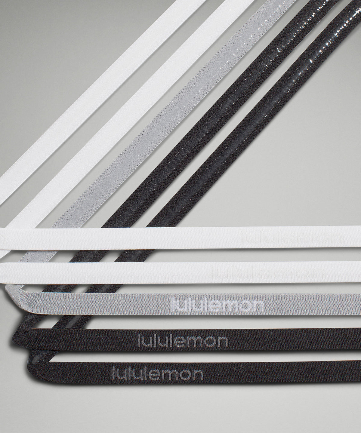Lululemon Women's Skinny Adjustable Headbands 5 Pack - Black - imagen 3