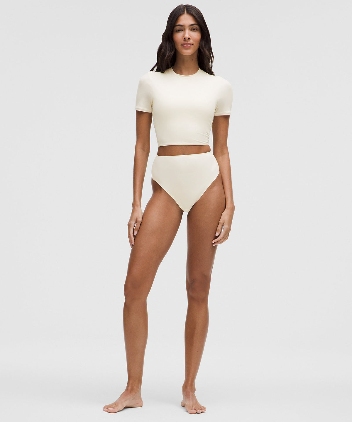 Lululemon Wundermost Ultra-Soft Nulu High-Waist Thong Underwear - Light Ivory - imagen 3
