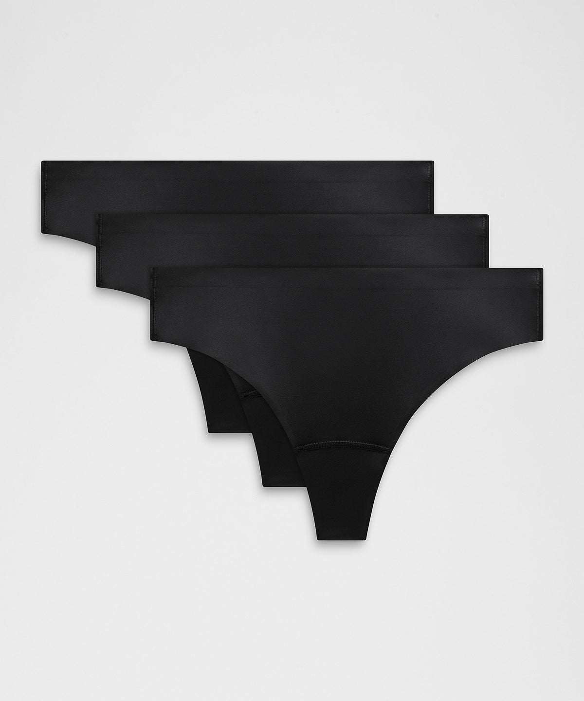 Lululemon Nulu Added Absorbency Extra-High-Rise Thong Underwear 3 Pack - Black - imagen 1