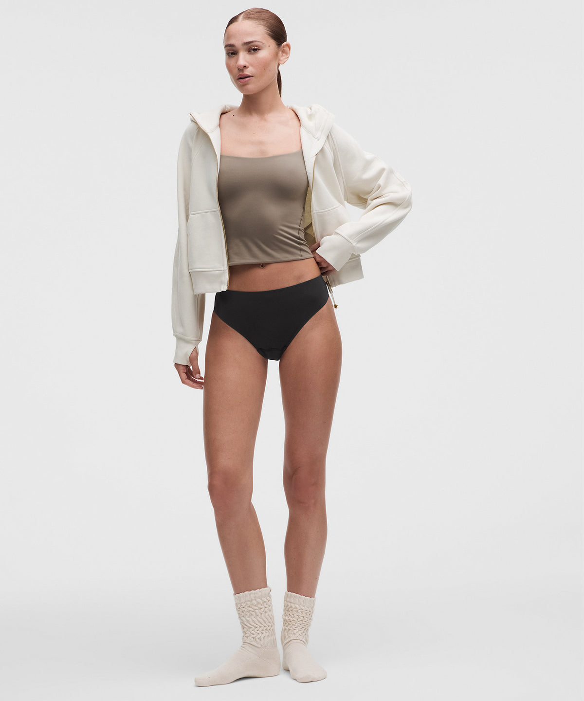 Lululemon Nulu Added Absorbency Extra-High-Rise Thong Underwear 3 Pack - Black - imagen 4