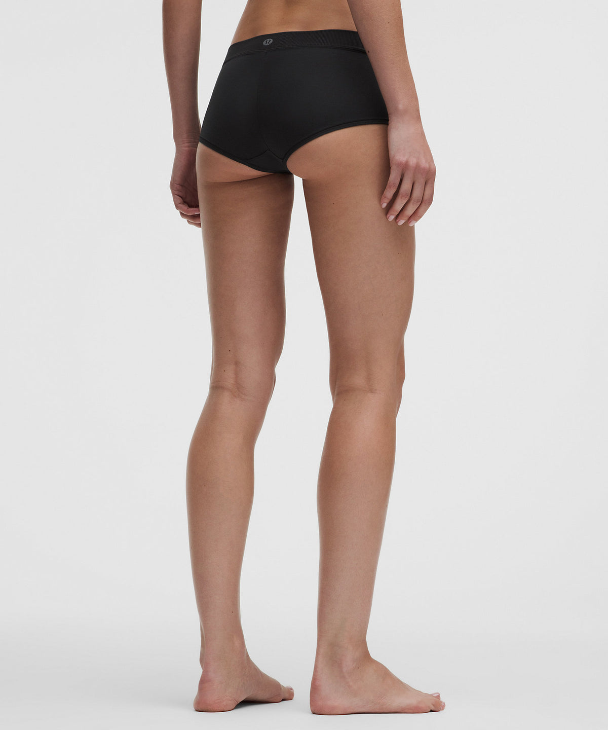 Lululemon UnderEase Mid-Rise Ruched Boyshort Underwear - Black - imagen 2