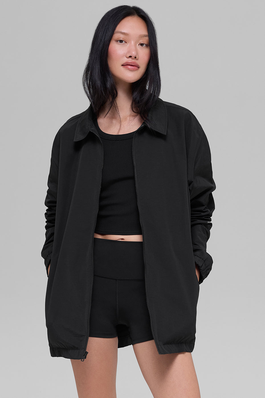 Alo Yoga Torrent Overshirt - Black - imagen 1