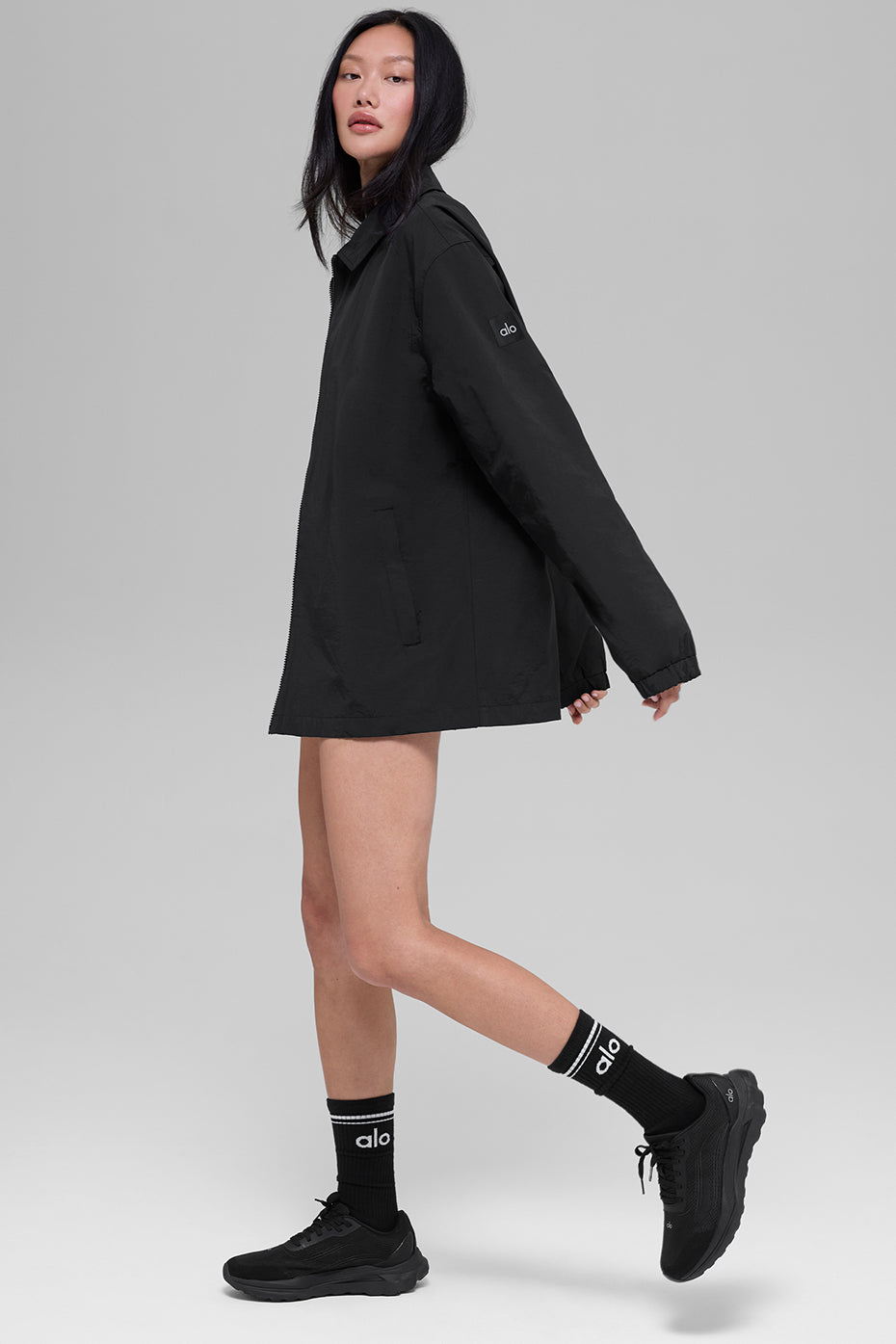 Alo Yoga Torrent Overshirt - Black - imagen 3