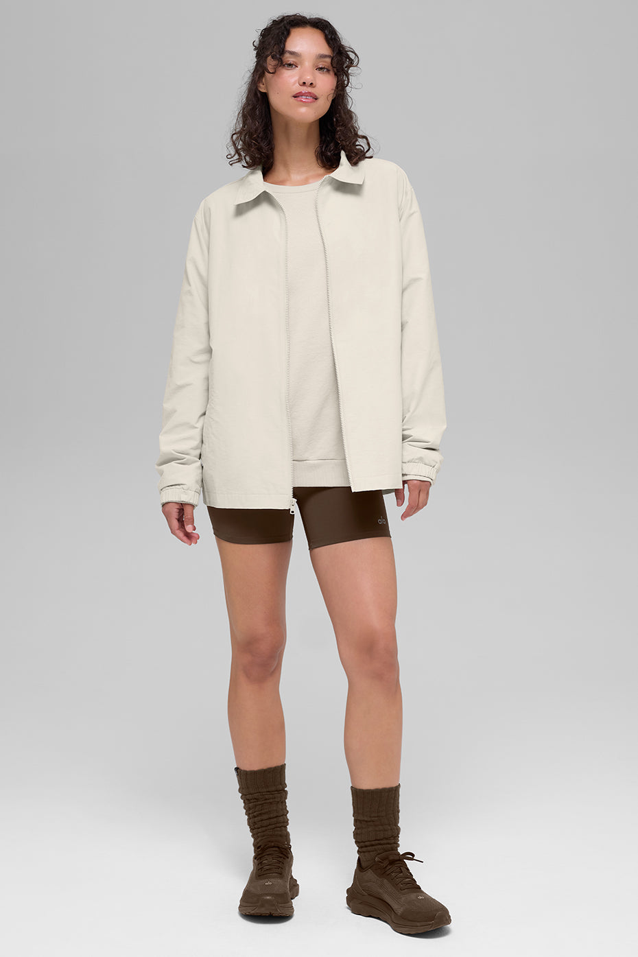 Alo Yoga Torrent Overshirt - Bone - imagen 4
