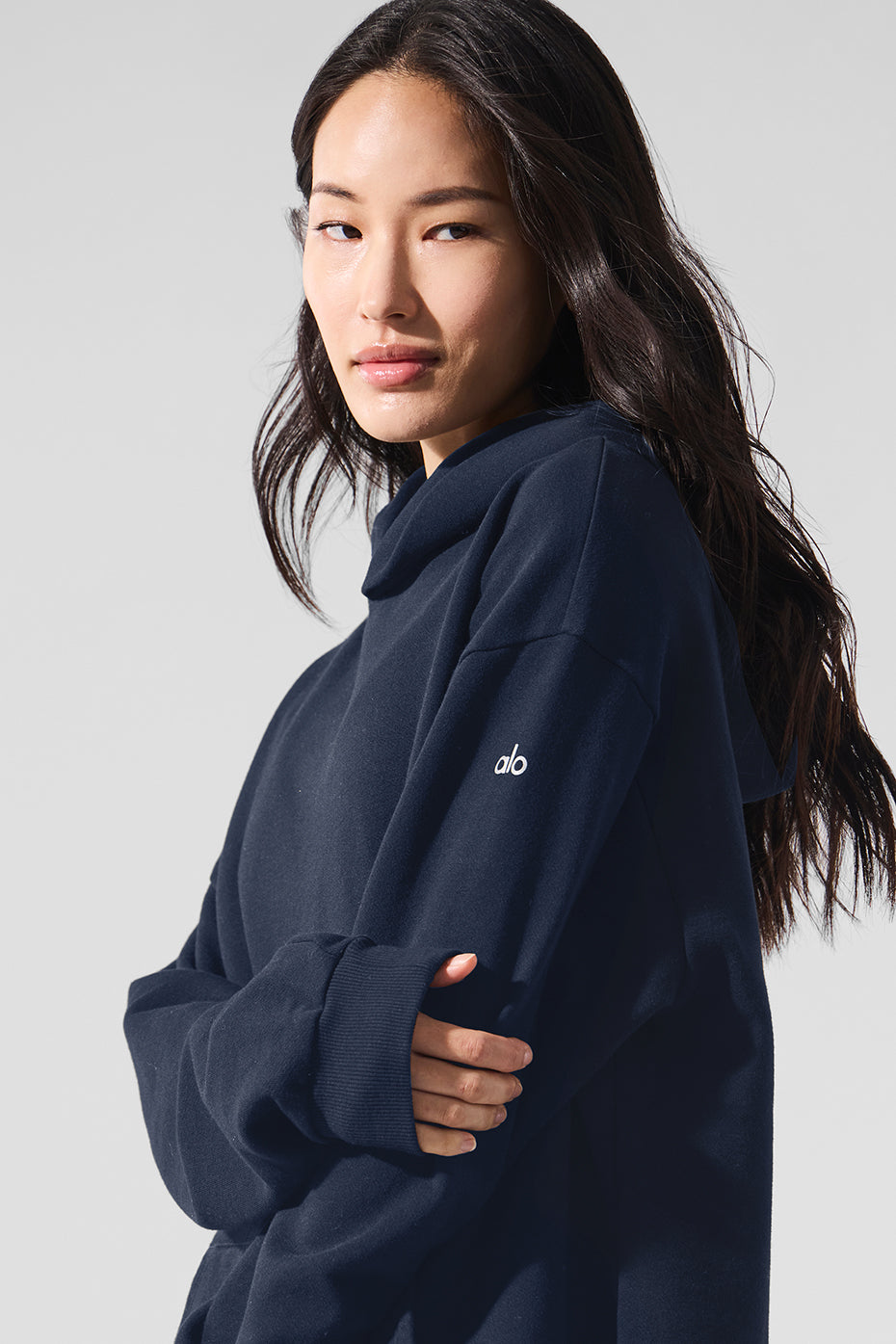 Alo Yoga Chill Hoodie - Navy - imagen 4