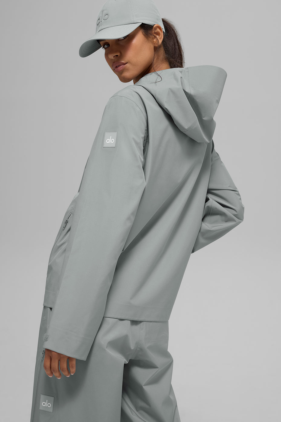 Alo Yoga Alpha Shell Jacket - Lunar Grey - imagen 3