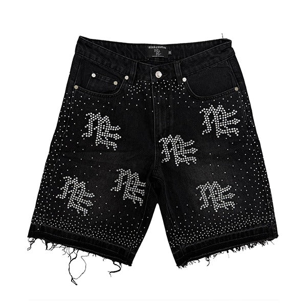 Mixed Emotion Denim Black Short